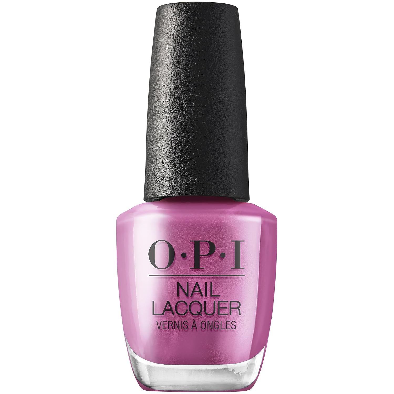 OPI Nail Lacquer Strawberry Margarita | Opaque Bright Pink Crème Chip Resistant Nail Polish | Fast Drying. Streak Free