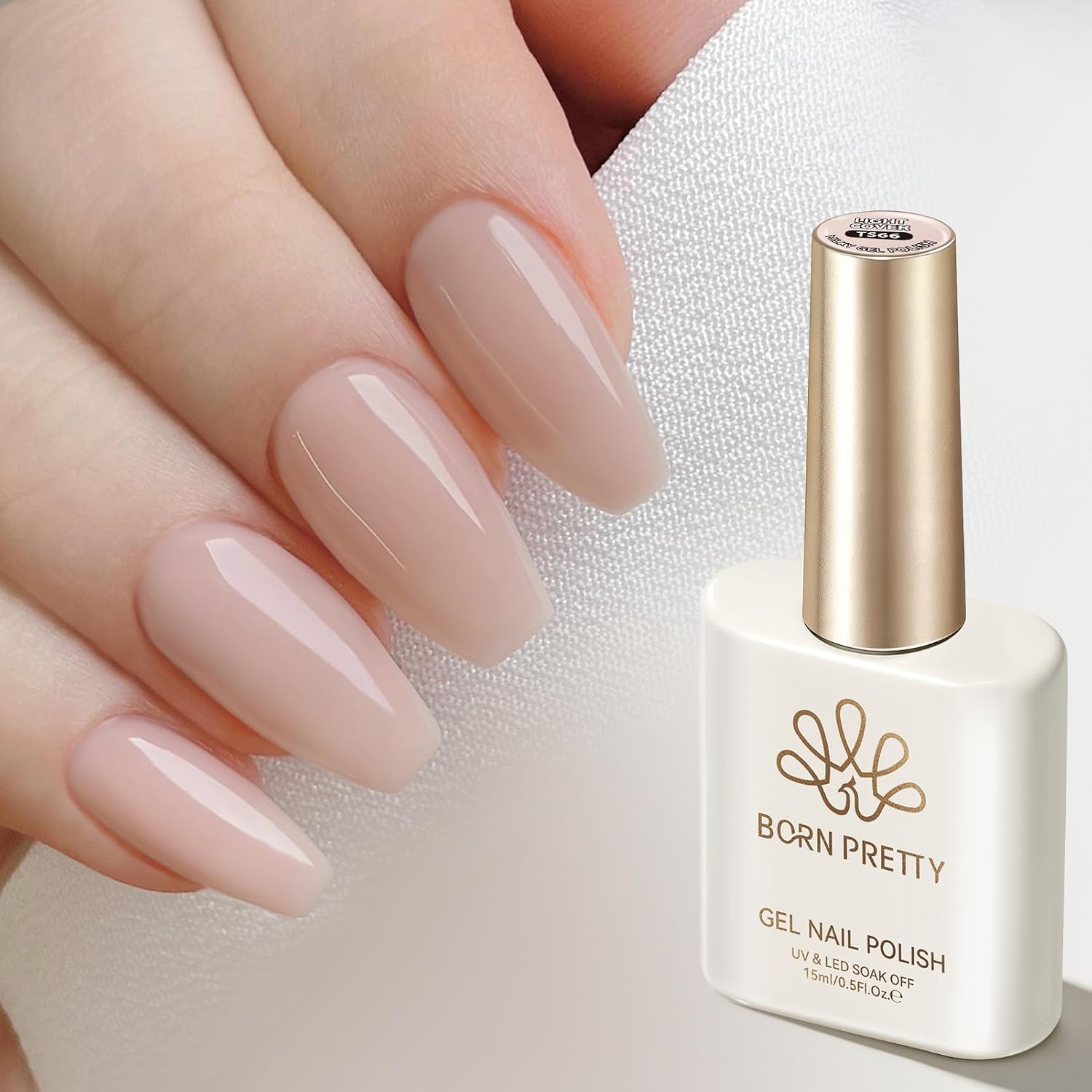 Born Pretty Nude Gel Nail Polish Jelly Light Nude Gel Polish.Sheer Translucent Skin Stone Natural Long Lasting Soak Off Gel Polish Nail Art DIY 15ML : Beauty & Personal Care