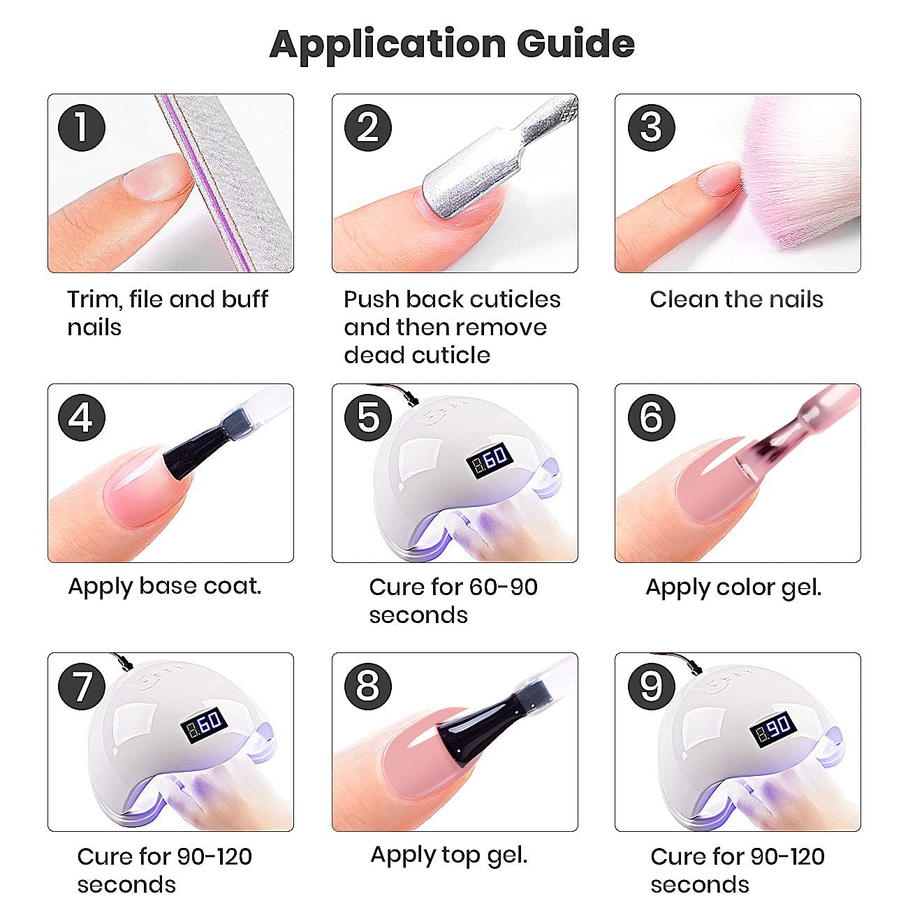 RARJSM Nude Gel Polish Sheer Rose Pink Gel Nail Polish Clear Pink French Manicure Nude Pink Jelly Nail GelPolish Varnish Curing Requires 1pcs 15ml LED UV Gel Soak Off for Home Salon Nail Art DIY : Beauty & Personal Care