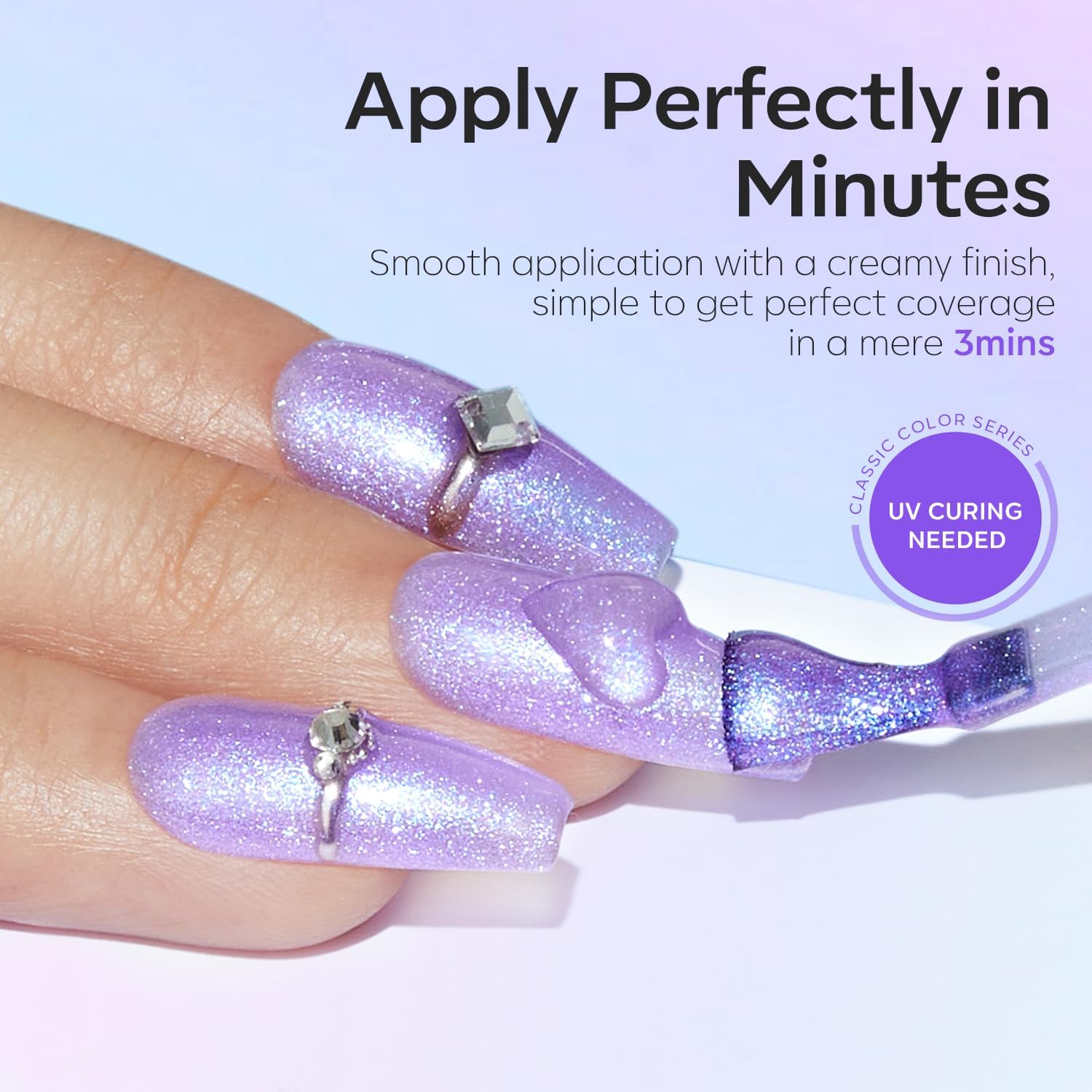 modelones Gel Nail Polish Set- 6 Colors 2026 Chameleon Aurora Shimmer Glitter Gel Polish Kit Blue Green Purple Nail Gel Polish Soak Off LED Nail Lamp Nail Art Gel Kit DIY Salon Gift : Beauty & Personal Care