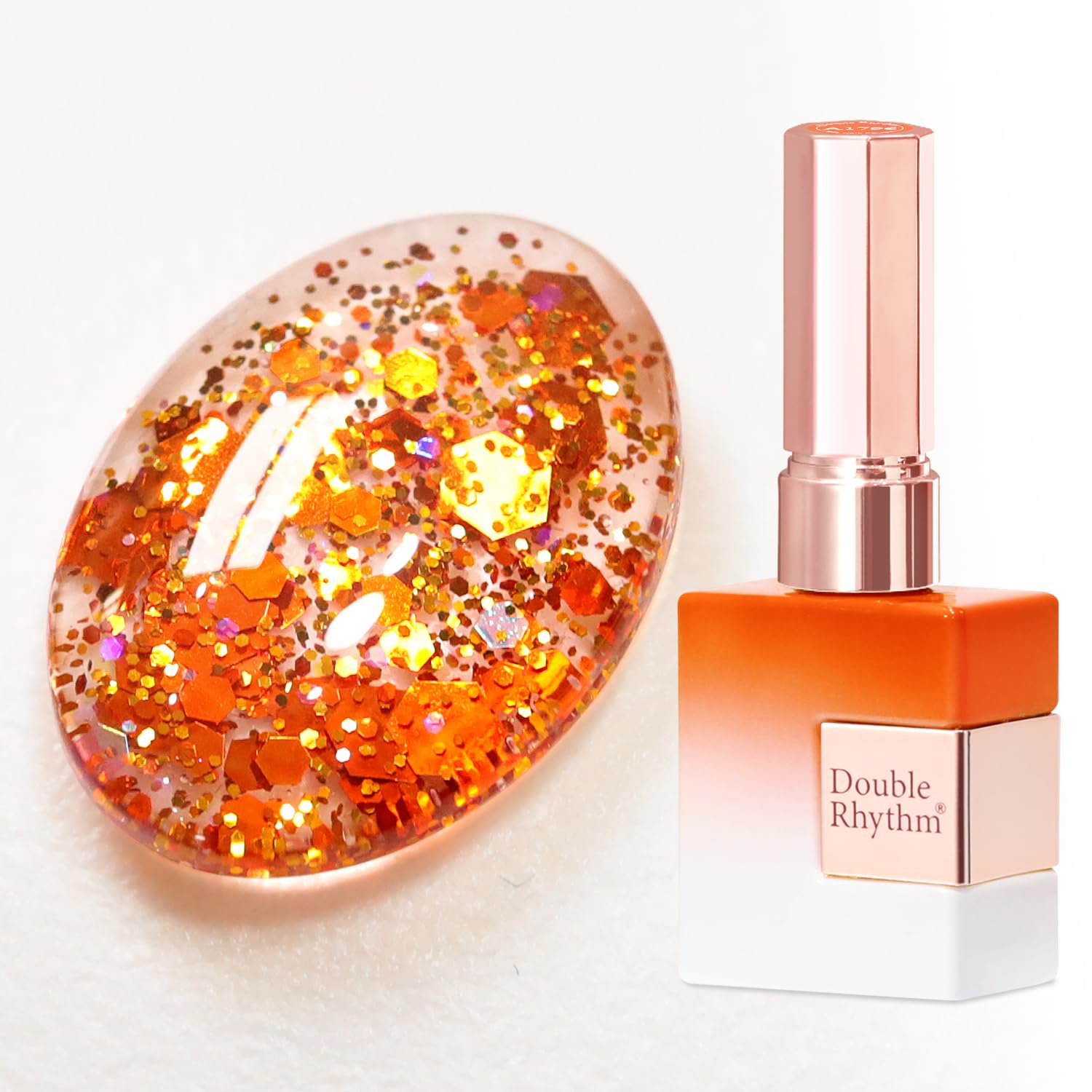Double Rhythm 0.5Oz Glitter Gel Polish Shimmer Reflective Color for Nail Art Salon DIY Soak Off 15ml Nail Lamp Gel Polish at Home (Pink-B1161) : Beauty & Personal Care