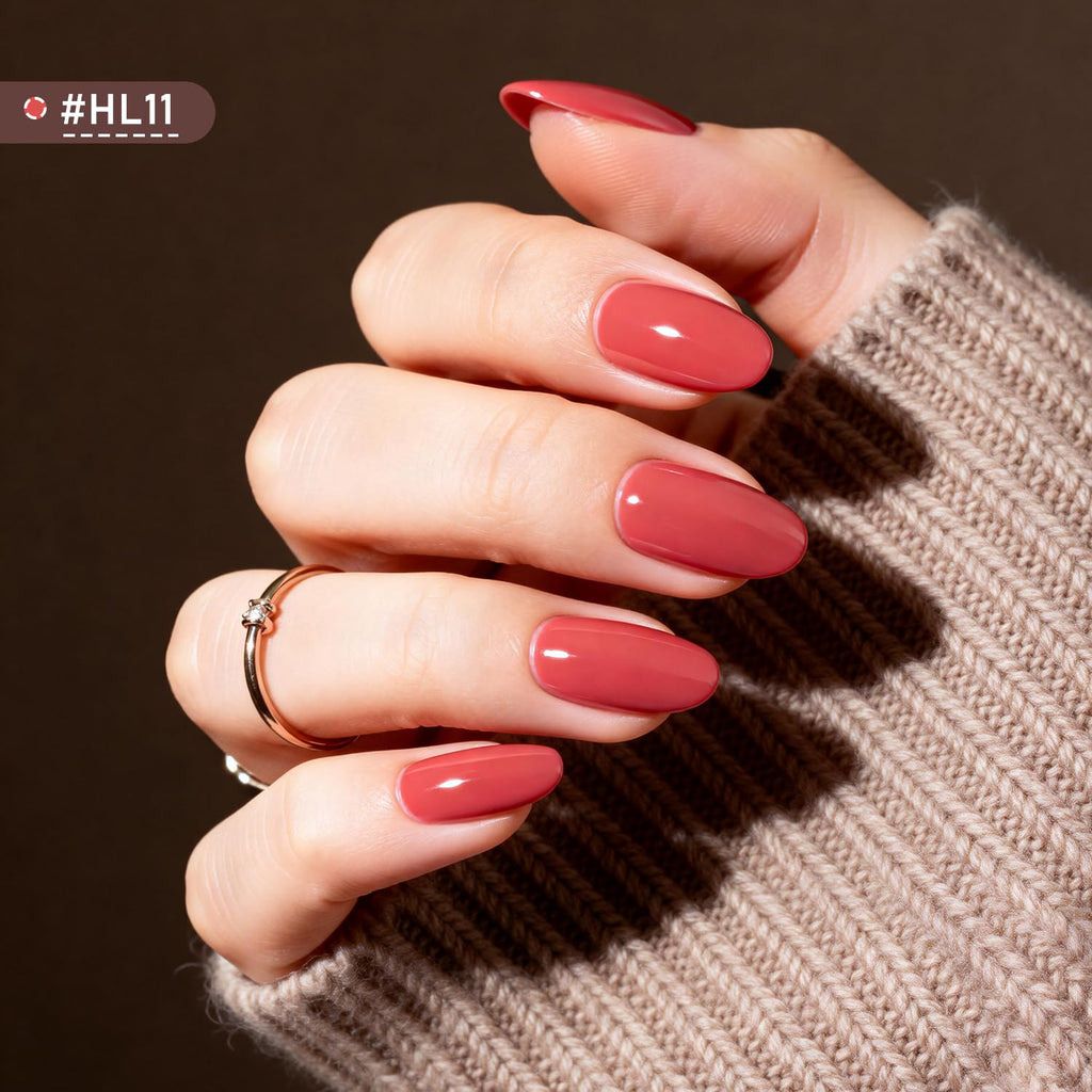 OpenLive 12Pcs Rose Nail Polish Set with Base and Top Coat Burgundy Dark Wine Cherry Red Hot Pink Fingernail Polish Kit Air Quick Dry Regular Finger Nail Polish Pack for Women Gift Holiday 5ML : Beauty & Personal Care