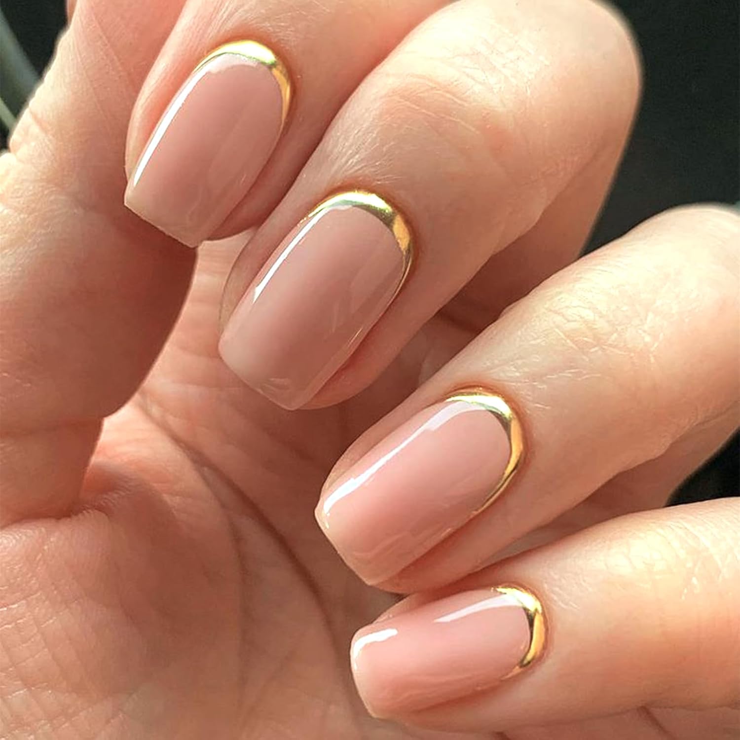 Modelones Press on Nails Short. Oval Spring Fake Nails. Reusable Nail Kit with Nail Glue Adhesive Tabs Mini Nail File. Nails Press Ons 32Pcs 16Sizes. Women Girl Gift. Pink Ombre : Beauty & Personal Care