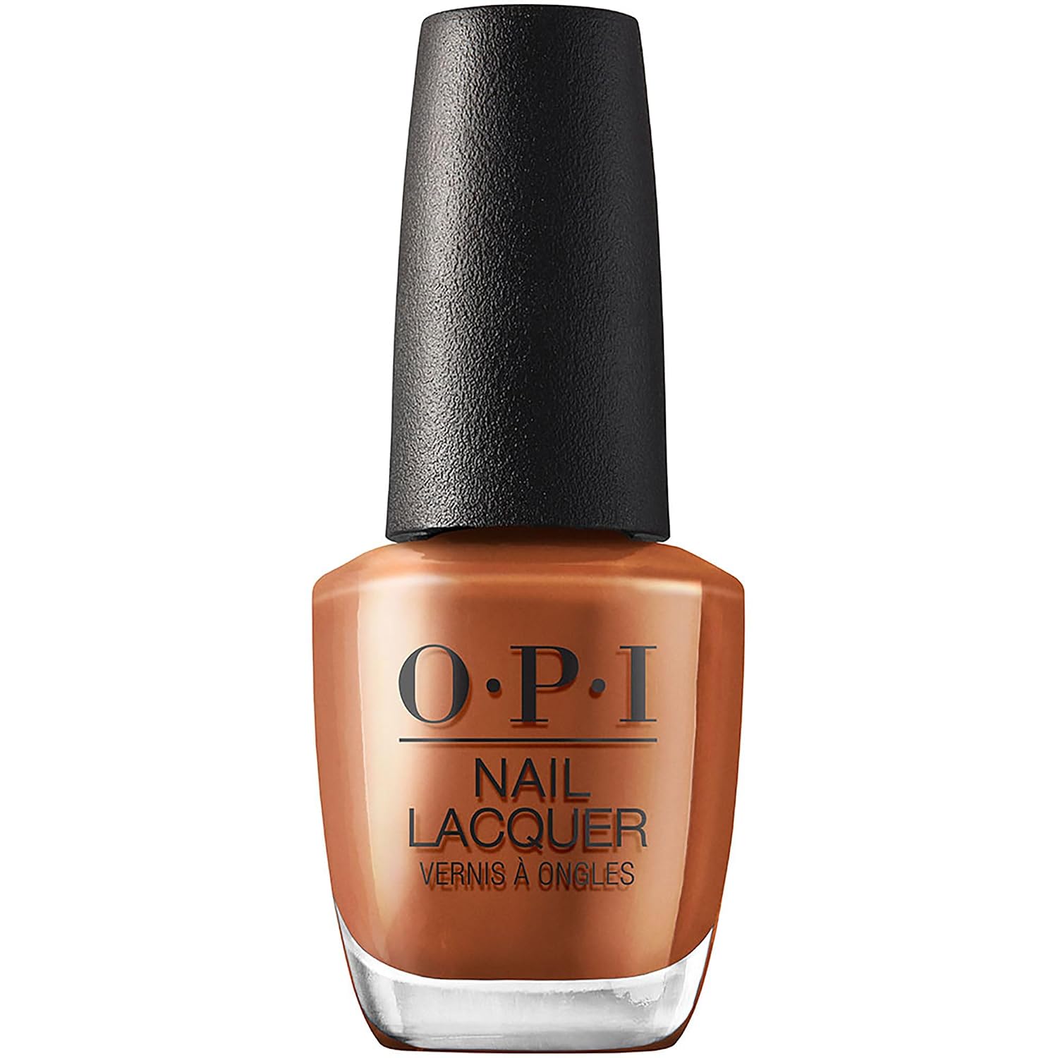 OPI Nail Lacquer Cajun Shrimp | Opaque Bright Orange Crème Chip Resistant Nail Polish | Fast Drying. Streak Free
