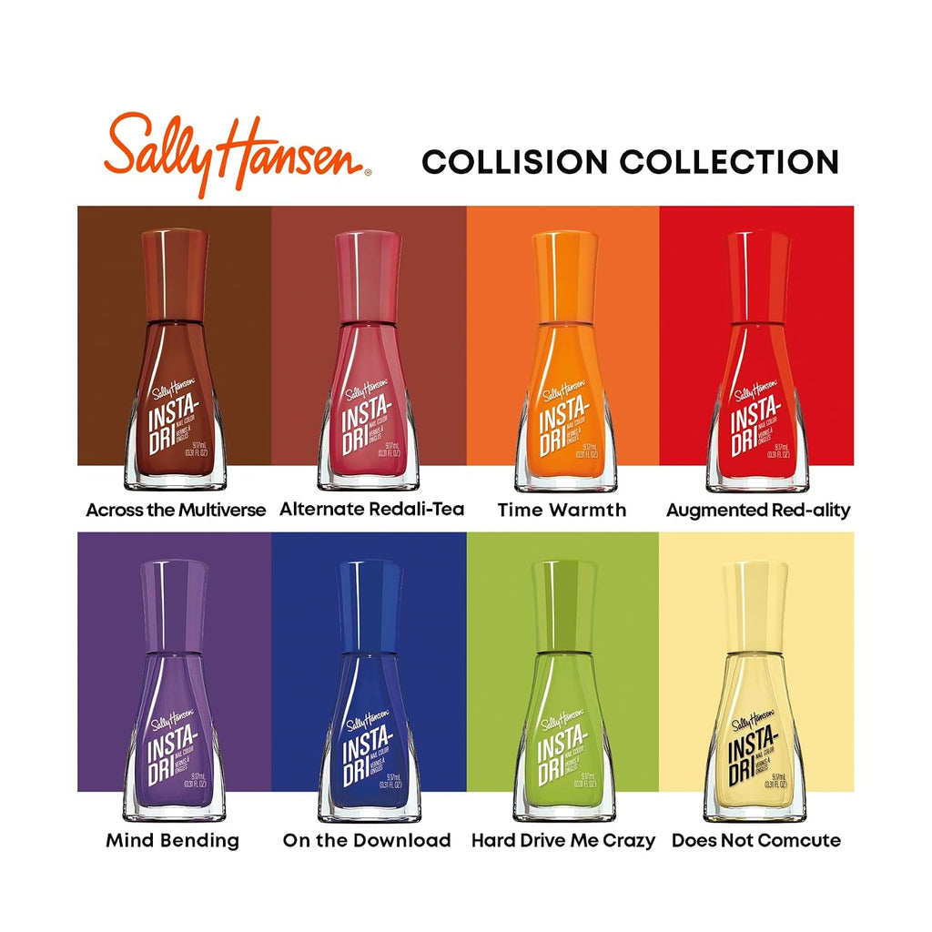 Sally Hansen Insta-Dri Nail Polish | Quick Dry. Long Lasting. Streak-Free Shine | Opaque. Glossy | 357 Time Warmth | Burnt Orange Nail Color : Beauty & Personal Care