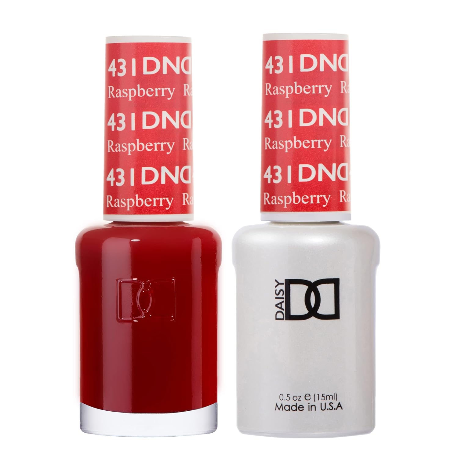 DND Gel Polish Set - 1 each of Red Gel Polish and Red Nail Polish. 430 Ferrari Red. 0.5 Fl Oz : Beauty & Personal Care