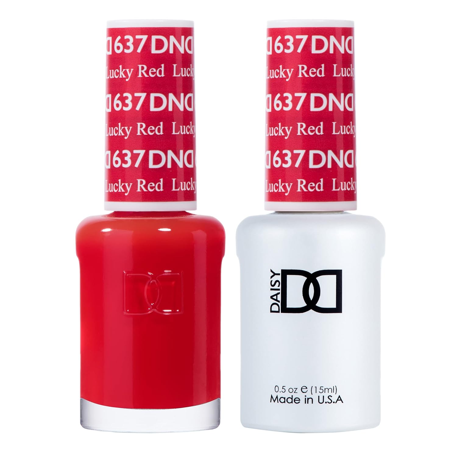 DND Gel Polish Set - 1 each of Red Gel Polish and Red Nail Polish. 430 Ferrari Red. 0.5 Fl Oz : Beauty & Personal Care