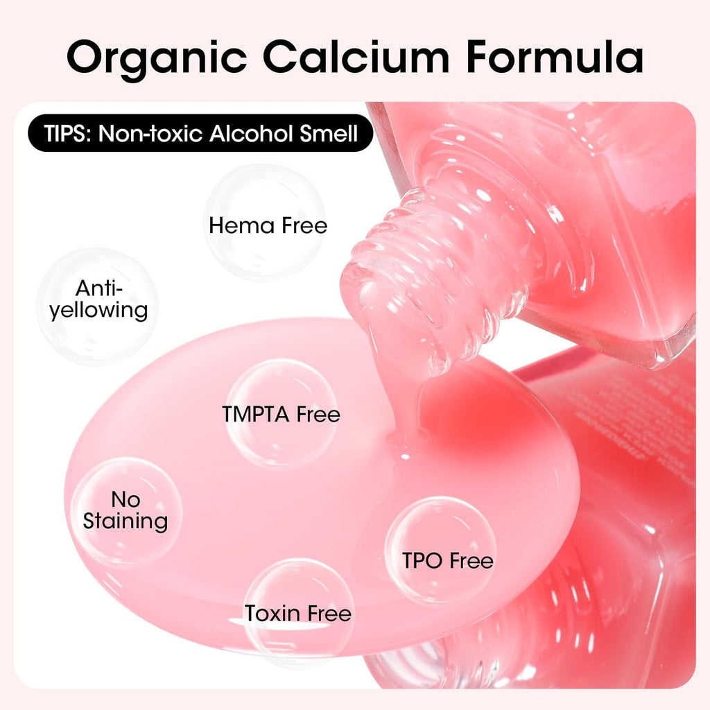 GELLEN Clear Nail Polish Base Coat Pink Tint. Sheer Natural Color Regular Nail Polish Quick Air Dry. Calcium Formula Strengthens Nails. Enhances Natural Look. TPO HEMA Free. Non-toxic. Anti-yellowing : Beauty & Personal Care