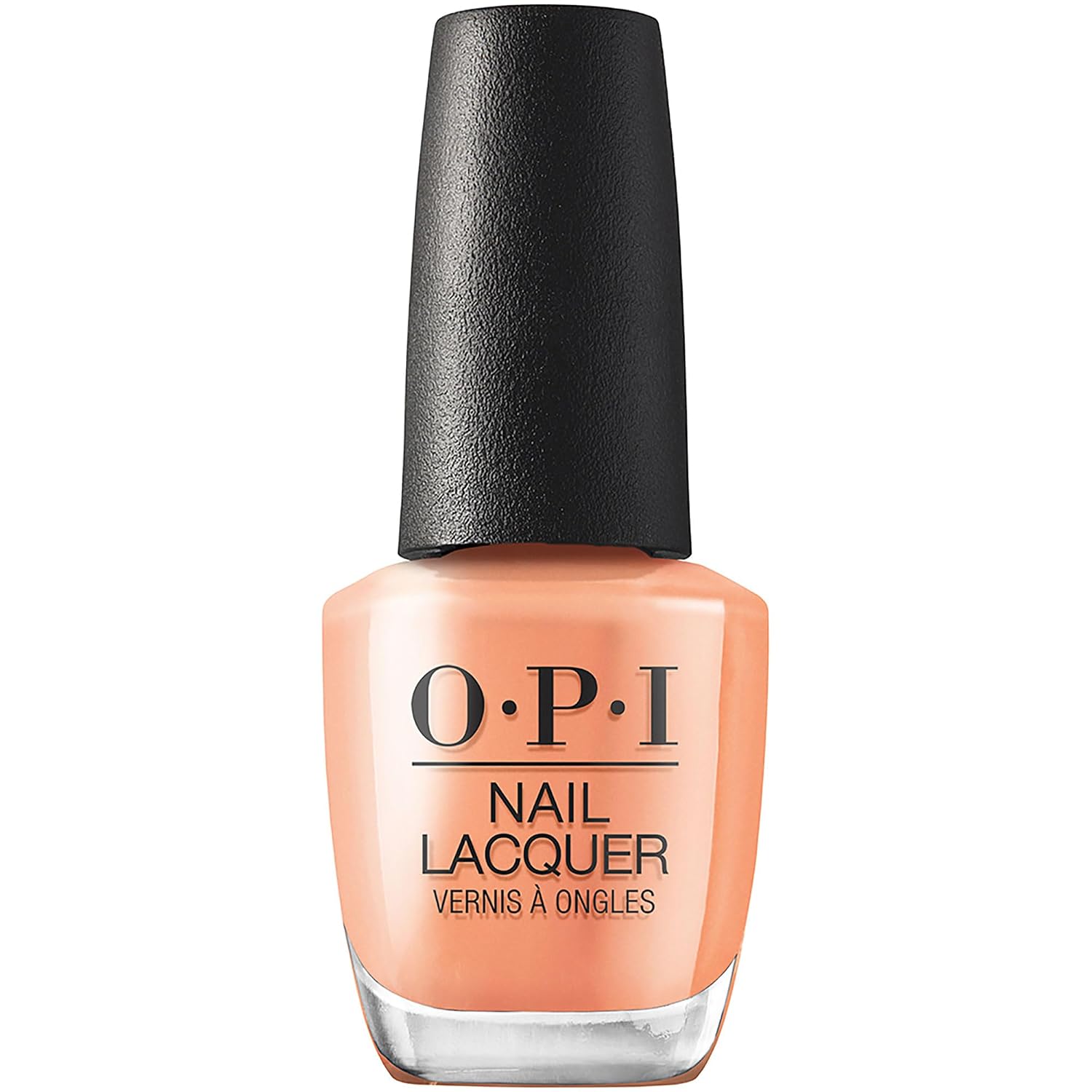 OPI Nail Lacquer Cajun Shrimp | Opaque Bright Orange Crème Chip Resistant Nail Polish | Fast Drying. Streak Free