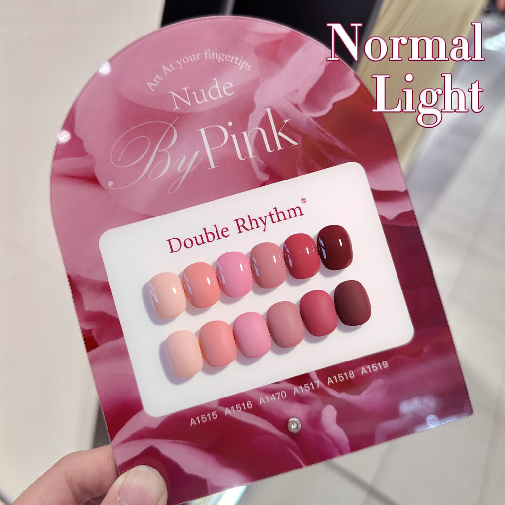 Double Rhythm 6 Pcs 15 ML Gel Polish Set Same Color Same Bottle Soak Off Gel Polish Kit Nail Art Manicure Salon DIY at Home for Women (Burgundy Red Nude Pink Purple Beige-T6-3) : Beauty & Personal Care