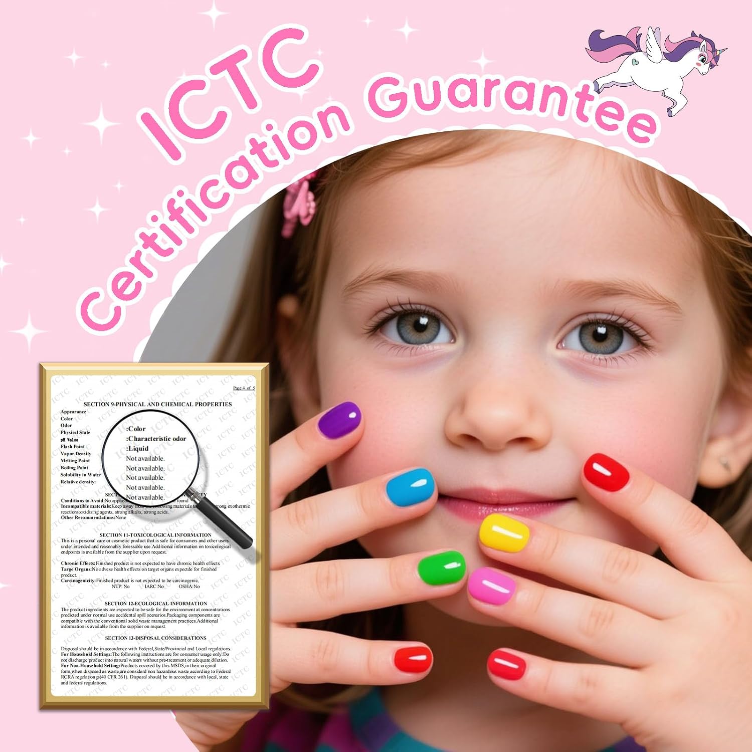 Aieenjor Quick Dry Kids Nail Polish Set. Non-Toxic Toddler Nail Polish. Water-Based Peelable Fingernail Polish for Kids. 6 Color Rainbow Nails Polish for Party. Holiday Favors : Beauty & Personal Care