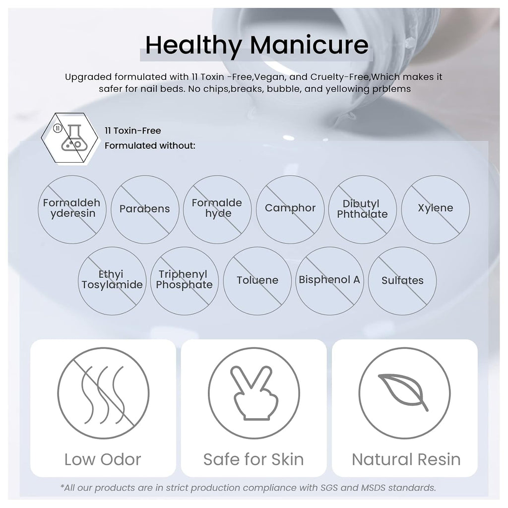 MAYCHAO 15ML Blue Gel Nail Polish 1Pc Baby Blue Gel Polish Soak Off UV LED Nail Polish Nail Art Starter Manicure Salon DIY at Home. 0.5 OZ : Beauty & Personal Care