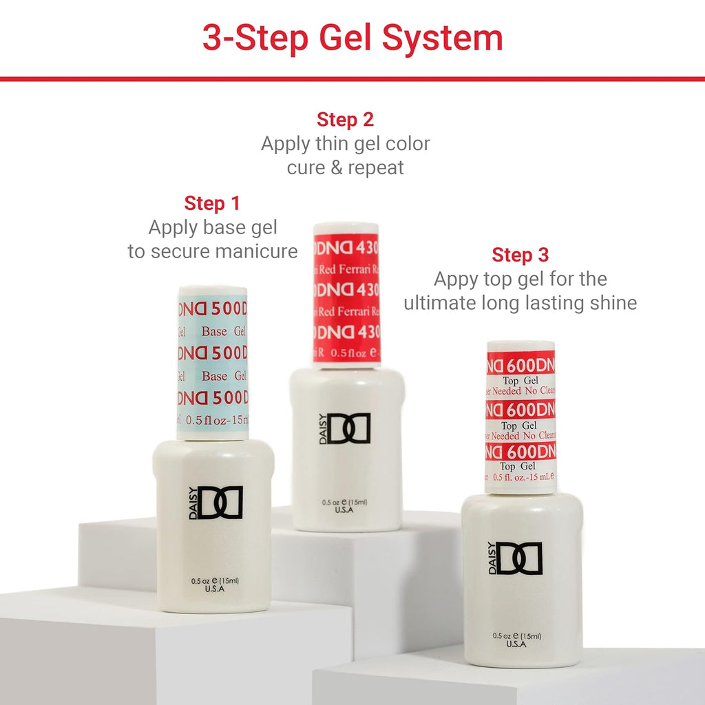 DND Gel Polish Set. Pink Collection. UV/LED Gel Polish and Air Dry Nail Lacquer. Matching Chip-Free Polish Duo. 601 Ballet Pink. 0.5 Fl Oz : Beauty & Personal Care