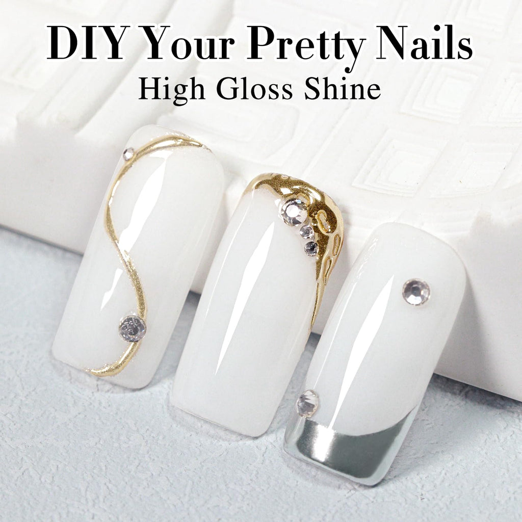 Double Rhythm 15ML Gel Nail Polish Pure Sheer Same Color Same Bottle Gel Polish Art Manicure Salon DIY at Home for Women (Milky White-A1075) : Beauty & Personal Care