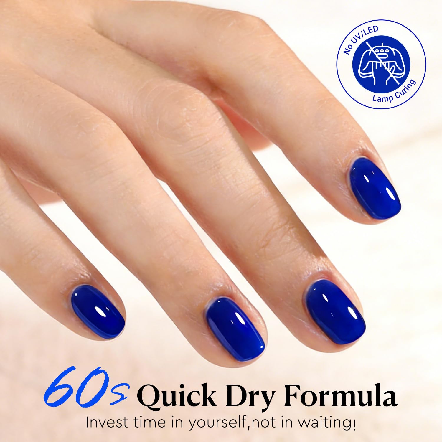 AZUREBEAUTY Navy Blue Nail Polish – Quick Dry. Long-Lasting. Natural Royal Blue Glossy Finish for DIY Manicure & Nail Art. Salon Quality for Women 0.34Oz : Beauty & Personal Care