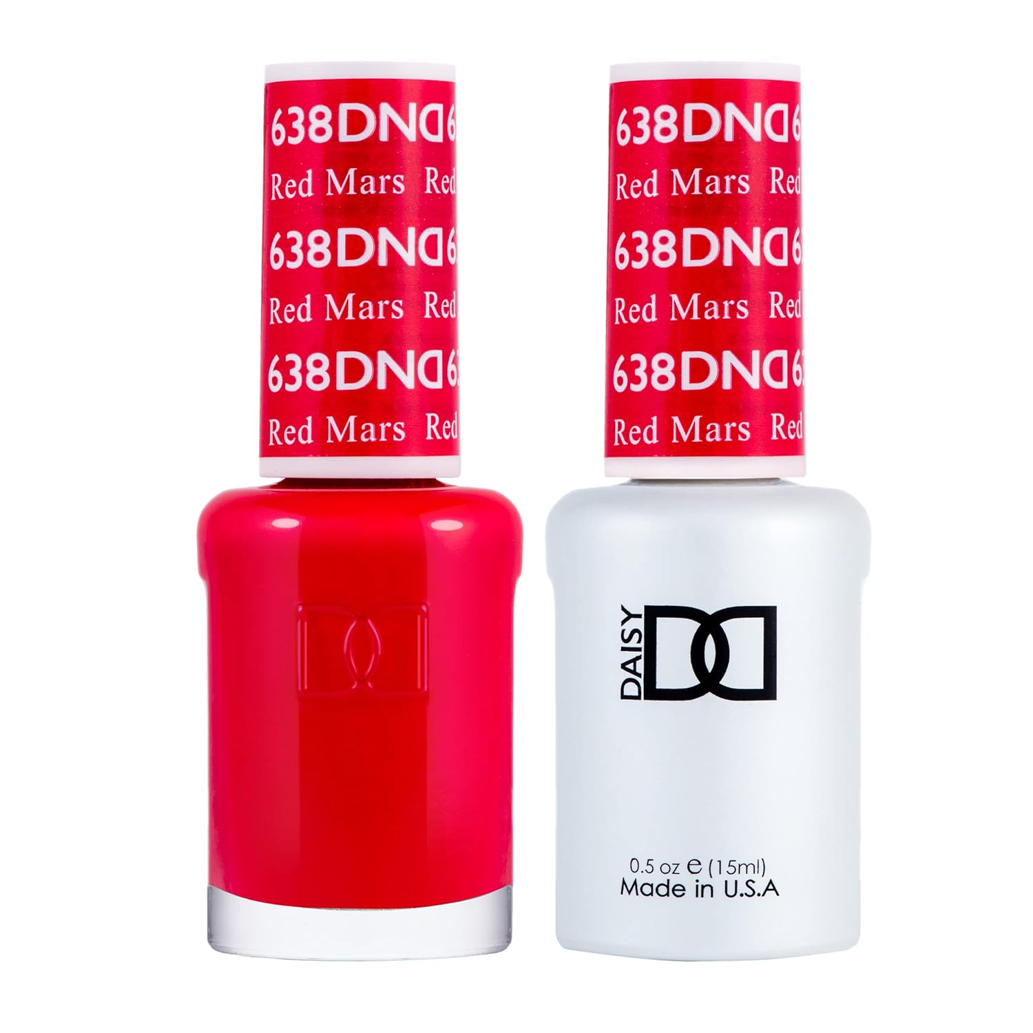 DND Gel Polish Set - 1 each of Red Gel Polish and Red Nail Polish. 430 Ferrari Red. 0.5 Fl Oz : Beauty & Personal Care