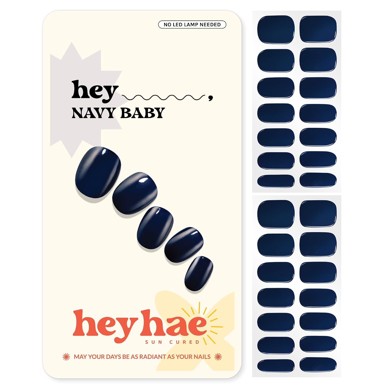 Heyhae Semi Cured Gel Nail Strips | No LED Lamp Needed | Solid. Pink. Spring | Easy Apply & Remove. Salon Quality | Includes 28 Strips. 1 Prep Pads. Nail File & Wooden stick - Hey. Strawberry Picking? : Beauty & Personal Care