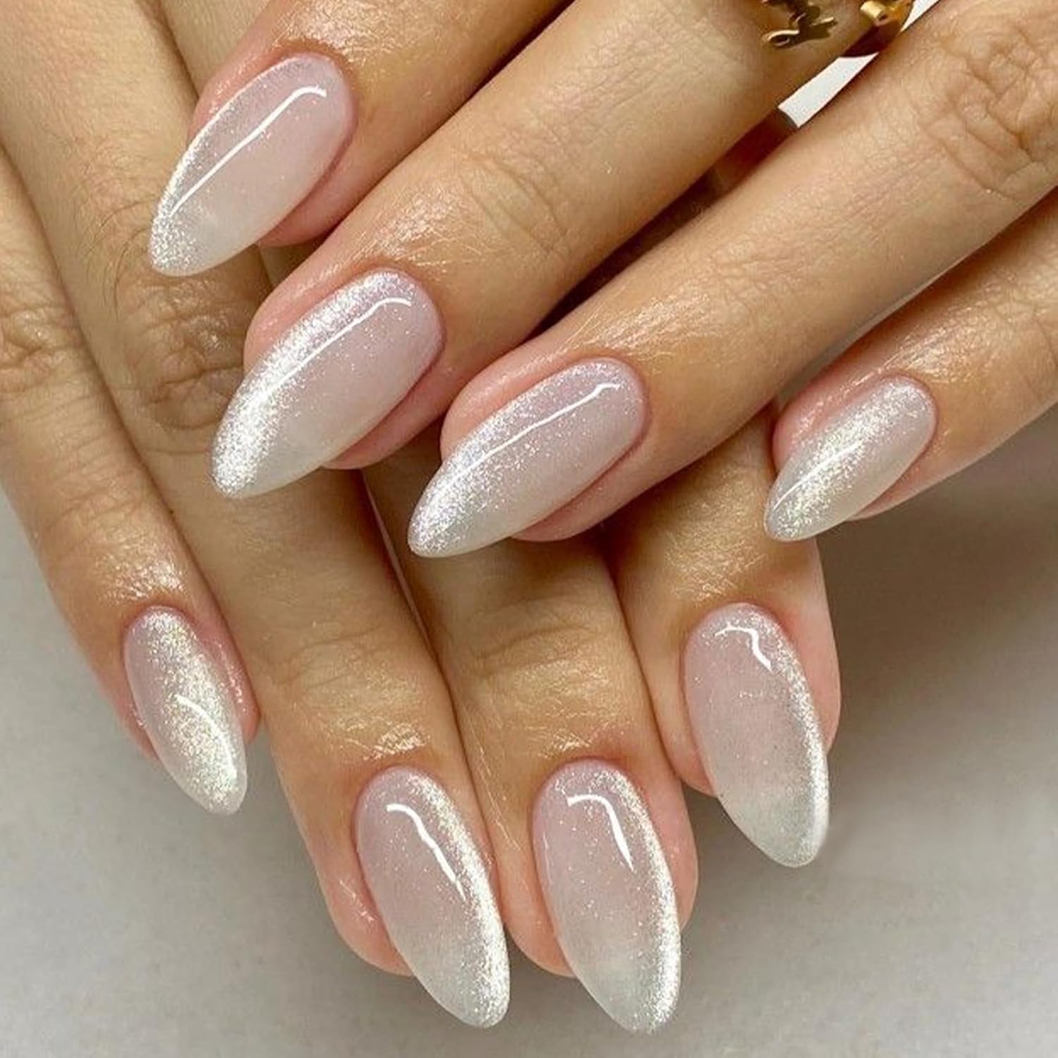 Modelones Press on Nails Short. Oval Spring Fake Nails. Reusable Nail Kit with Nail Glue Adhesive Tabs Mini Nail File. Nails Press Ons 32Pcs 16Sizes. Women Girl Gift. Pink Ombre : Beauty & Personal Care