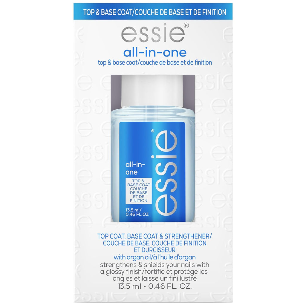essie All-In-One Base Coat + Top Coat + Strengthener Nail Polish. 0.46 Ounces (Packaging May Vary) : Nail Polish : Beauty & Personal Care