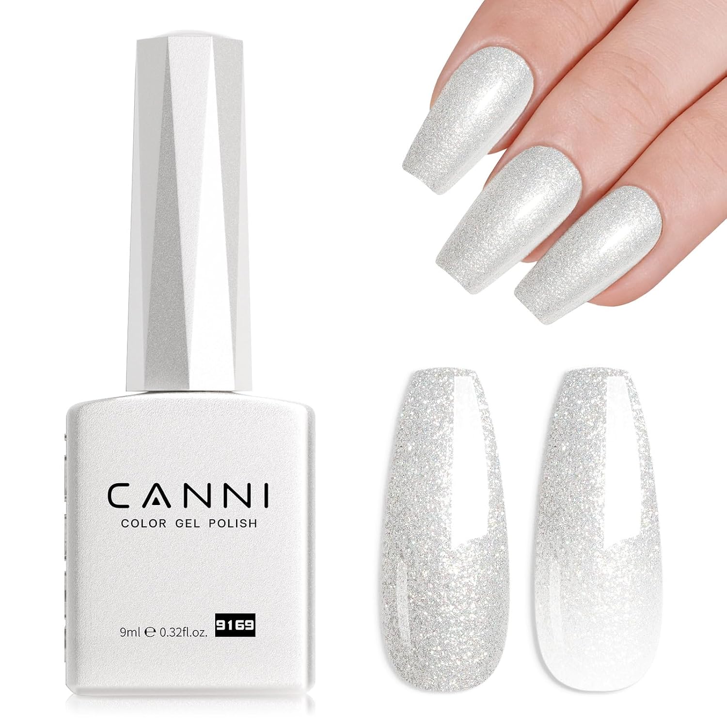 CANNI Light Pink Gel Nail Polish. 1Pcs Baby Pink Gel Polish Soft Pale Color High Gloss Soak Off U V Nail Manicure Salon DIY : Beauty & Personal Care