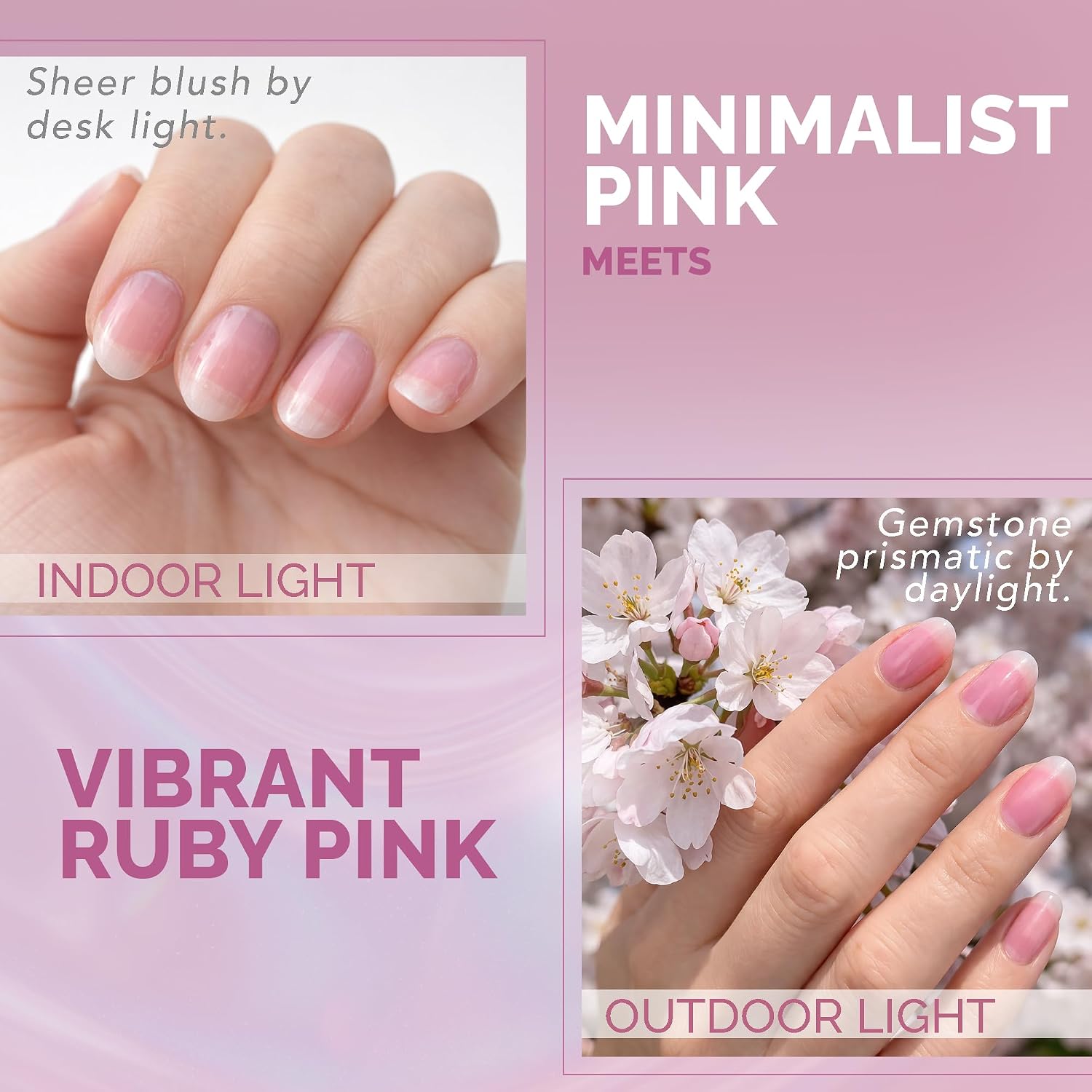 Perfect Formula Ruby Pink Gel Coat - Nail Strengthener. Keratin Nail Treatment. Gemstone Pink Gel Nail Polish - Nail Strengthener for Damaged Nails - Made In The USA .60 fl oz. : Beauty & Personal Care