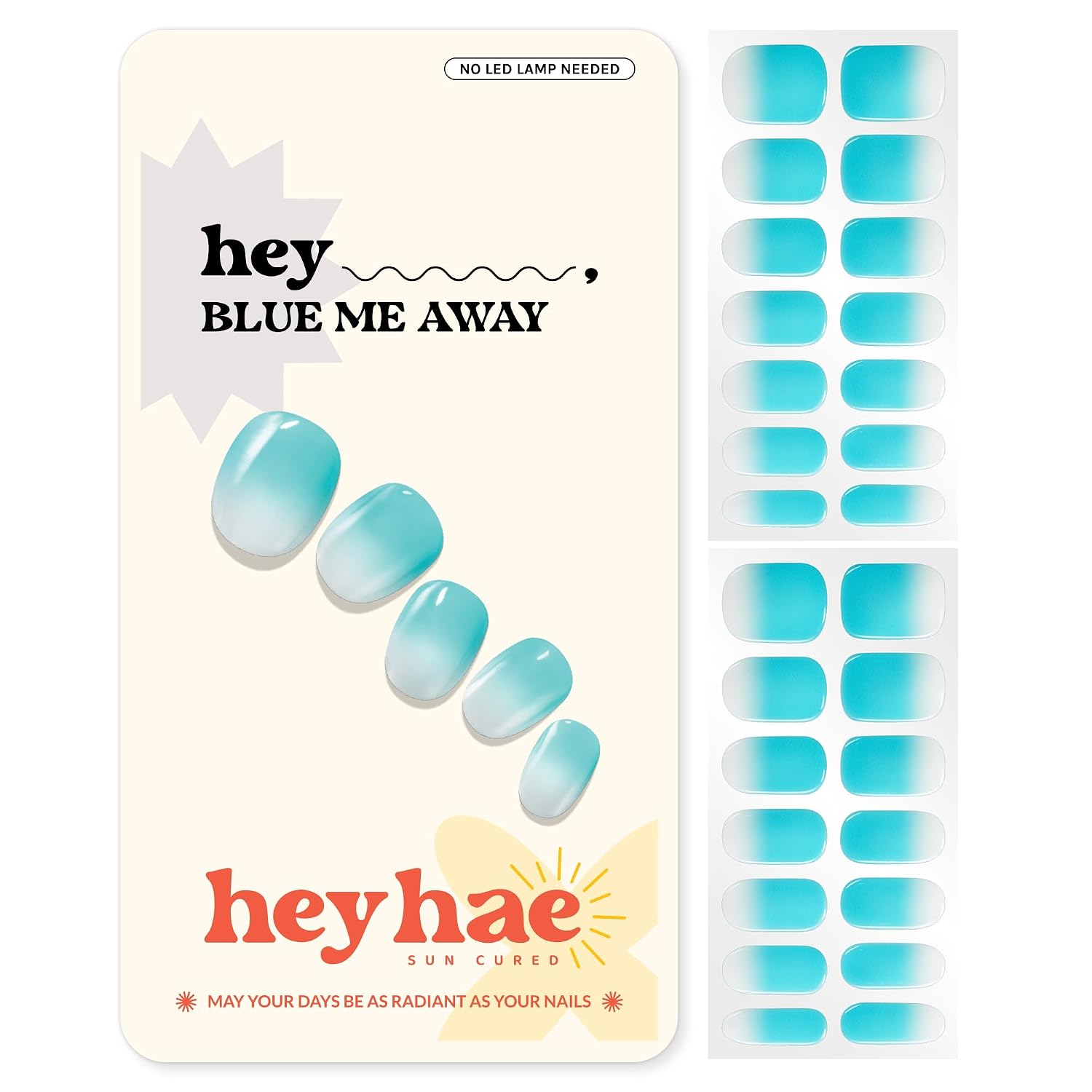 Heyhae Semi Cured Gel Nail Strips | No LED Lamp Needed | Solid. Pink. Spring | Easy Apply & Remove. Salon Quality | Includes 28 Strips. 1 Prep Pads. Nail File & Wooden stick - Hey. Strawberry Picking? : Beauty & Personal Care