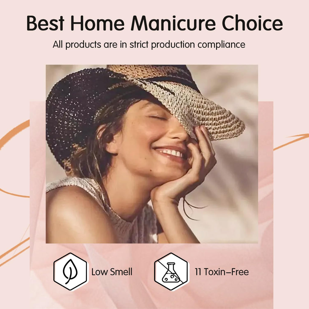 SHOYUM Nude Pink Gel Nail Polish Set- 6 Colors Sheer Milky White Jelly Gel Polish All Seasons Skin Tones Neutral Gel Polish Kit. Soak Off LED Gel Nail Kit Manicure DIY Home : Beauty & Personal Care