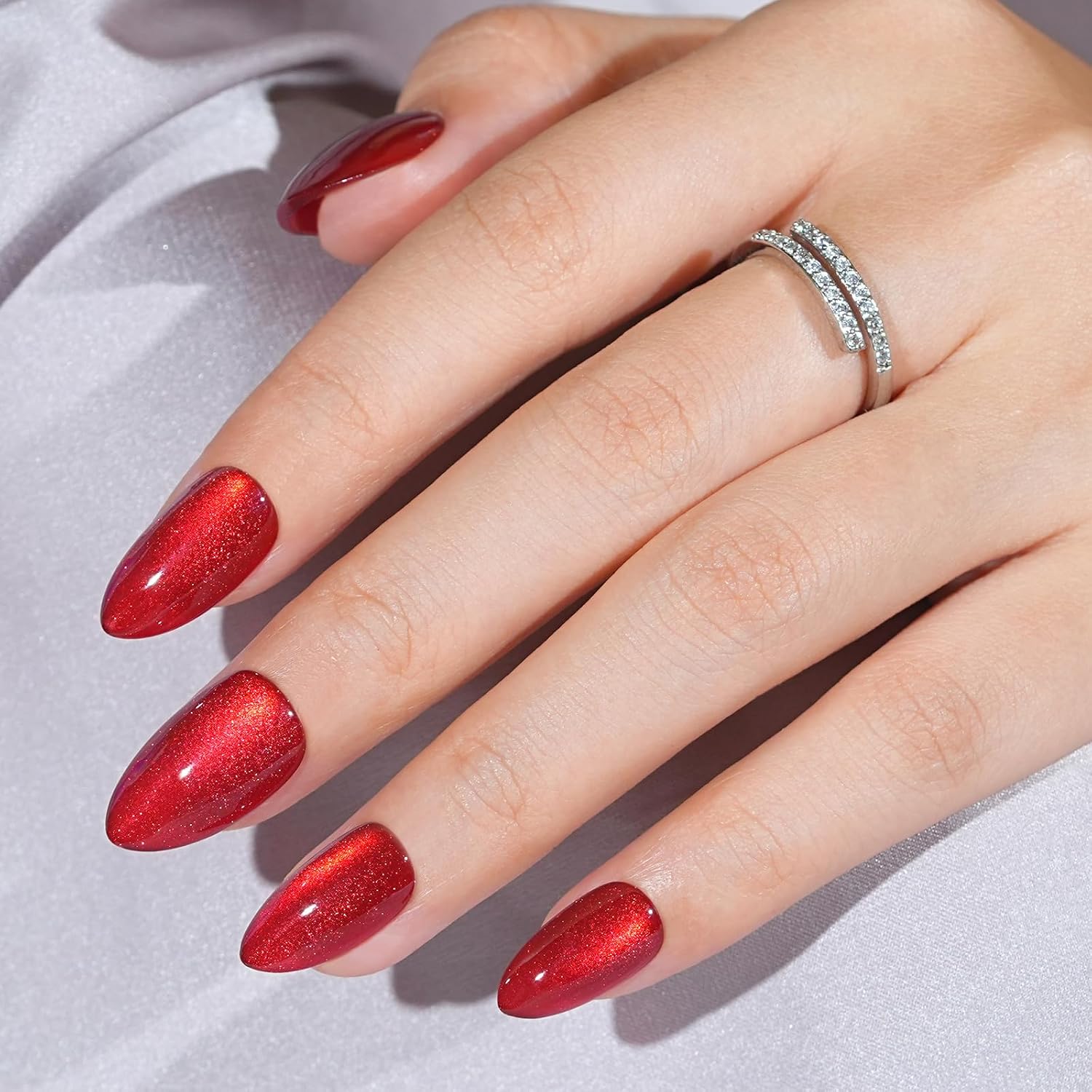 Press On Nails Short - Jofay Fashion Acrylic Press On Nails Red. Square Glue On Nails with Nail Glue. Fit Perfectly & Natural Stick On Nails in 16 Sizes - 32PCS Soft Gel Kit. Wine Red : Beauty & Personal Care