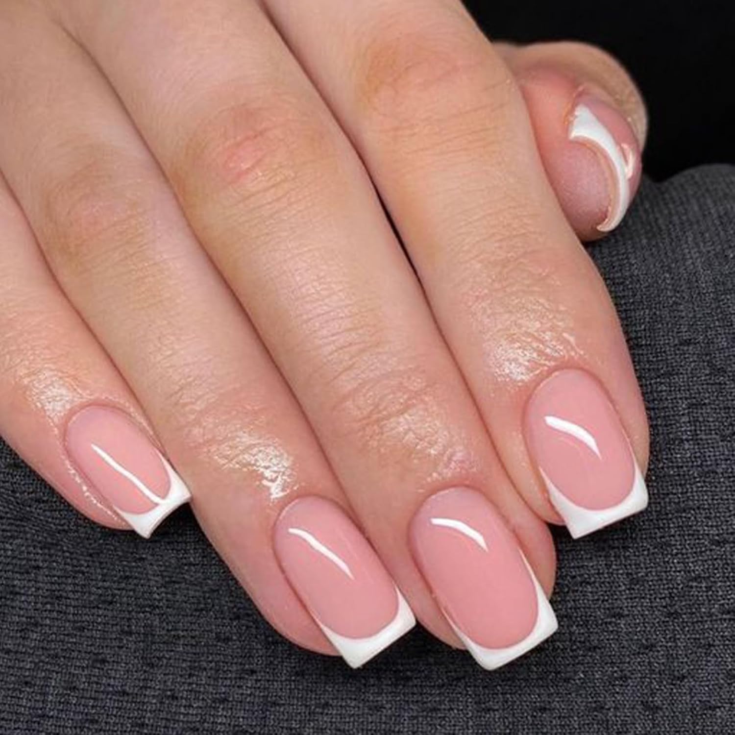 Modelones Press on Nails Short. Oval Spring Fake Nails. Reusable Nail Kit with Nail Glue Adhesive Tabs Mini Nail File. Nails Press Ons 32Pcs 16Sizes. Women Girl Gift. Pink Ombre : Beauty & Personal Care