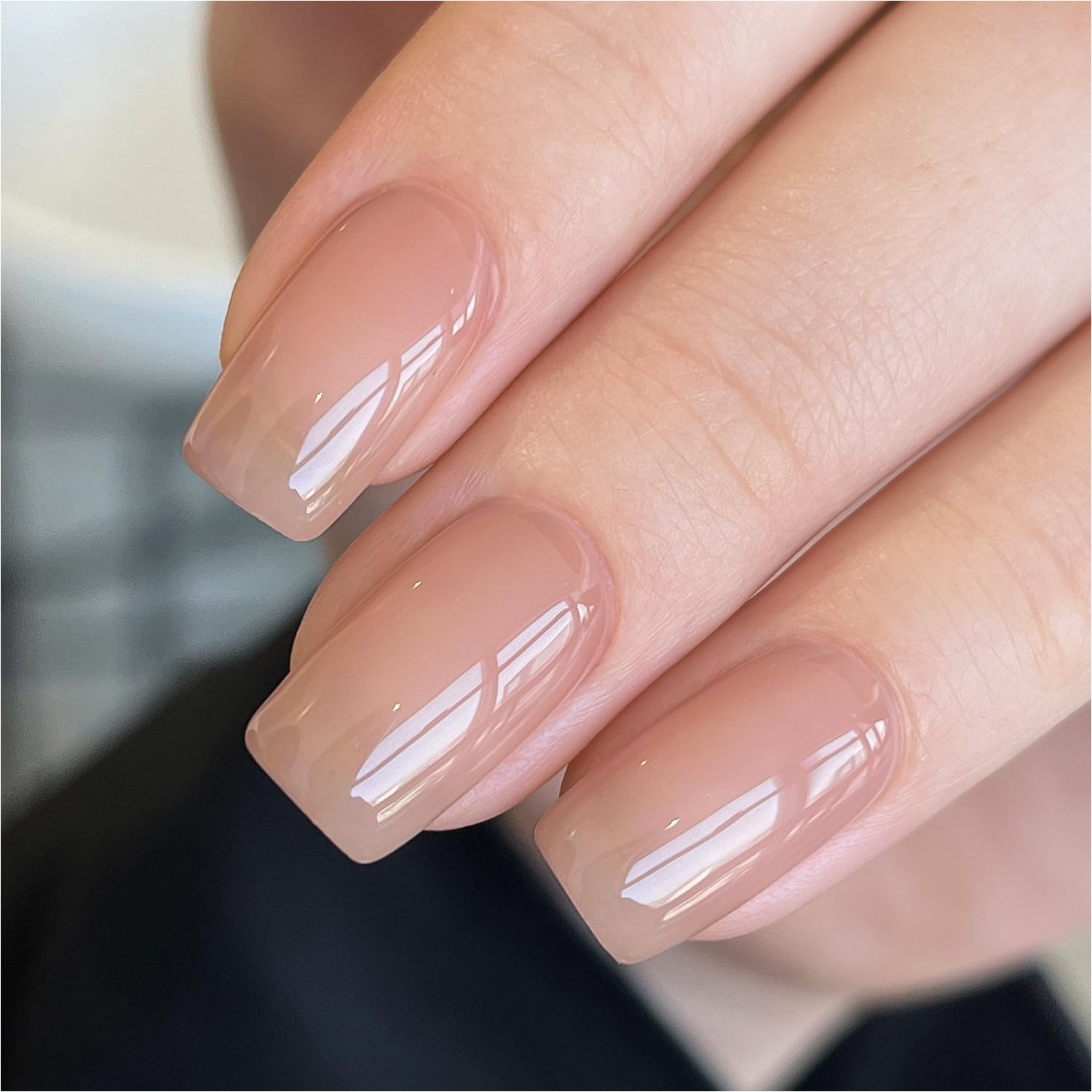 GAOY Sheer Light Pink Gel Nail Polish. 16ml Jelly Milky White Peach Translucent Color 1352 UV Light Cure Gel Polish for Nail Art DIY Manicure and Pedicure at Home : Beauty & Personal Care