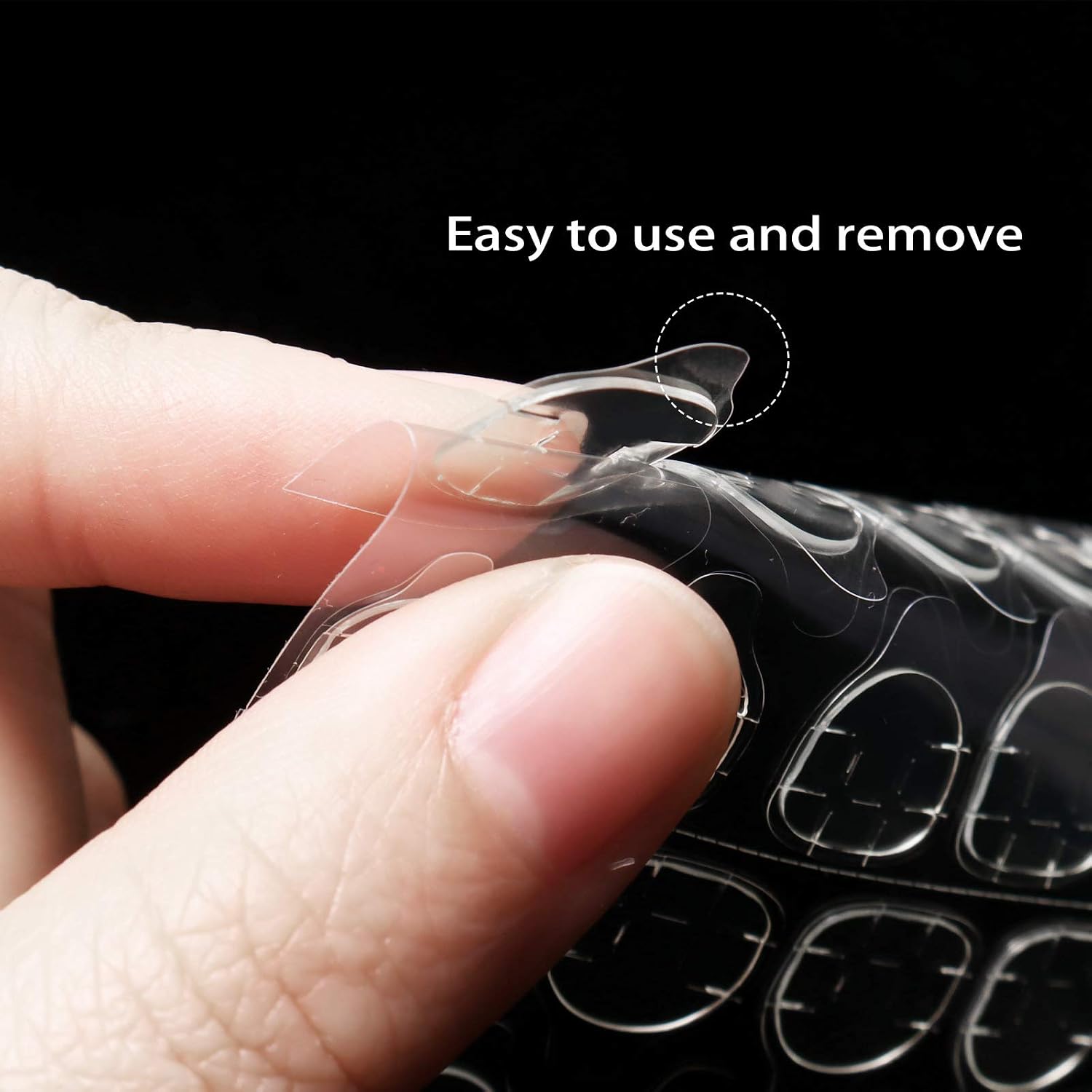 Allstarry 288pcs (12 Sheets) Adhesive Tabs Waterproof Breathable Glue Tabs Double-Sided Nail Jelly Sticker Super Sticky Fake Nail Glue Stickers Transparent Flexible for Manicure : Beauty & Personal Care