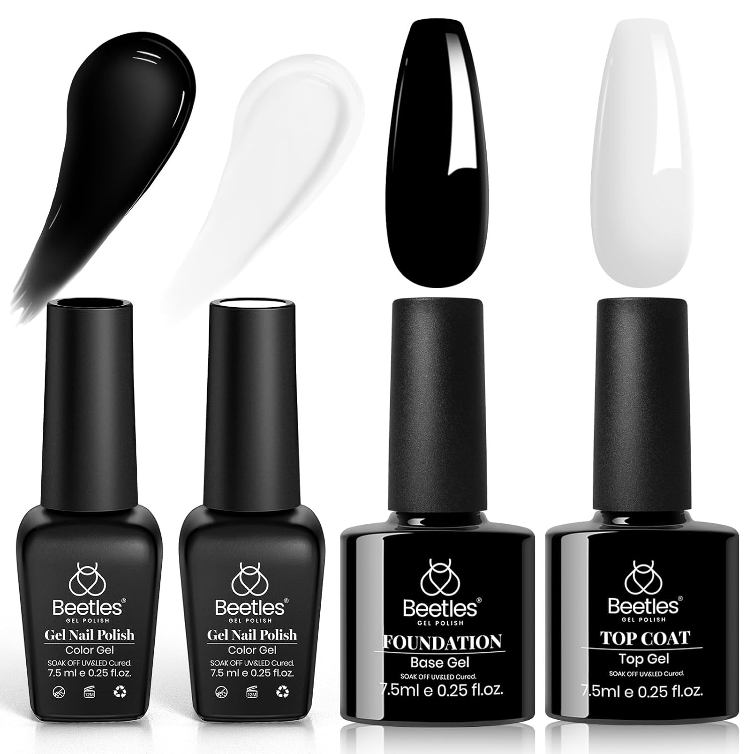 beetles Gel Polish Whispers of Love Jelly Gel Nail Polish Set - 6 Colors Milky White Nude Pink Neutral Sheer Translucent Soak Off UV Gel Nail Kit. Nail Concealer for Salon DIY Manicure Gift Women : Beauty & Personal Care