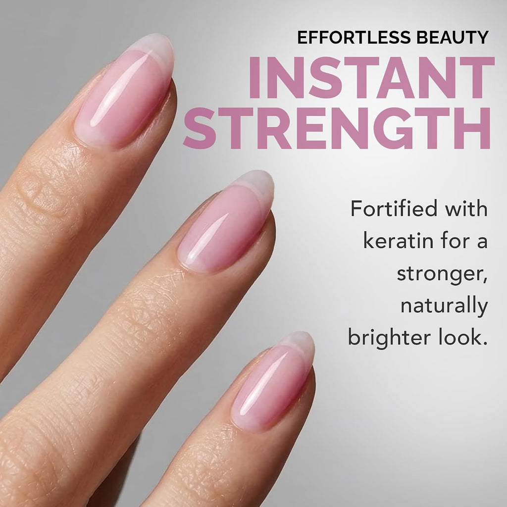 Perfect Formula Ruby Pink Gel Coat - Nail Strengthener. Keratin Nail Treatment. Gemstone Pink Gel Nail Polish - Nail Strengthener for Damaged Nails - Made In The USA .60 fl oz. : Beauty & Personal Care