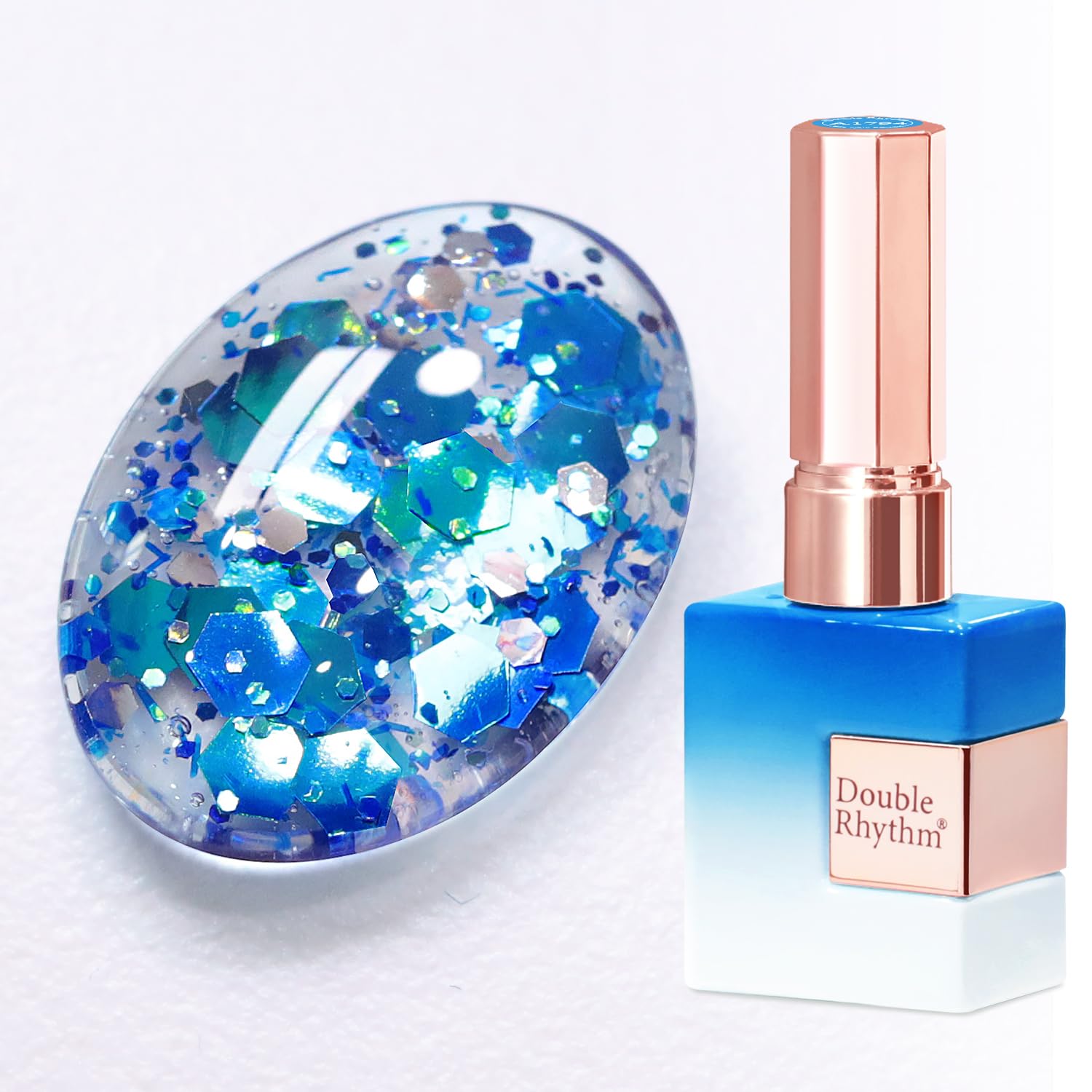 Double Rhythm 0.5Oz Glitter Gel Polish Shimmer Reflective Color for Nail Art Salon DIY Soak Off 15ml Nail Lamp Gel Polish at Home (Pink-B1161) : Beauty & Personal Care