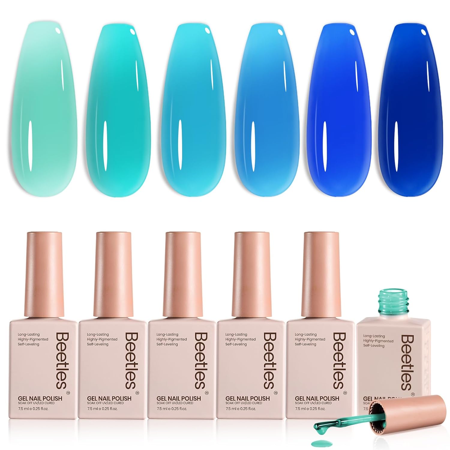 beetles Gel Polish Whispers of Love Jelly Gel Nail Polish Set - 6 Colors Milky White Nude Pink Neutral Sheer Translucent Soak Off UV Gel Nail Kit. Nail Concealer for Salon DIY Manicure Gift Women : Beauty & Personal Care