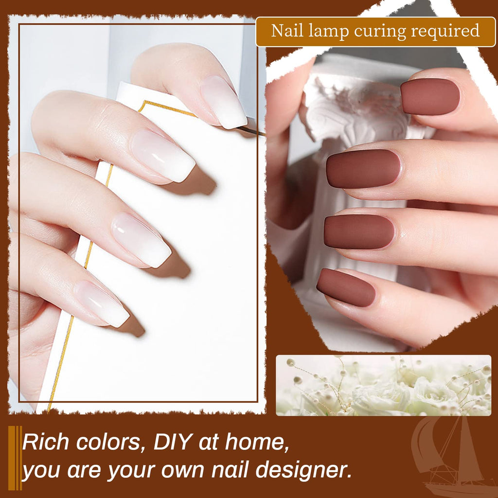 JODSONE 100 PCS (5 ml each) Gel Nail Polish Kit No Wipe Soak off Base Coat and Matte Glossy Top Coat Gel Polish Collections Gifts for Manicure Lovers : Beauty & Personal Care