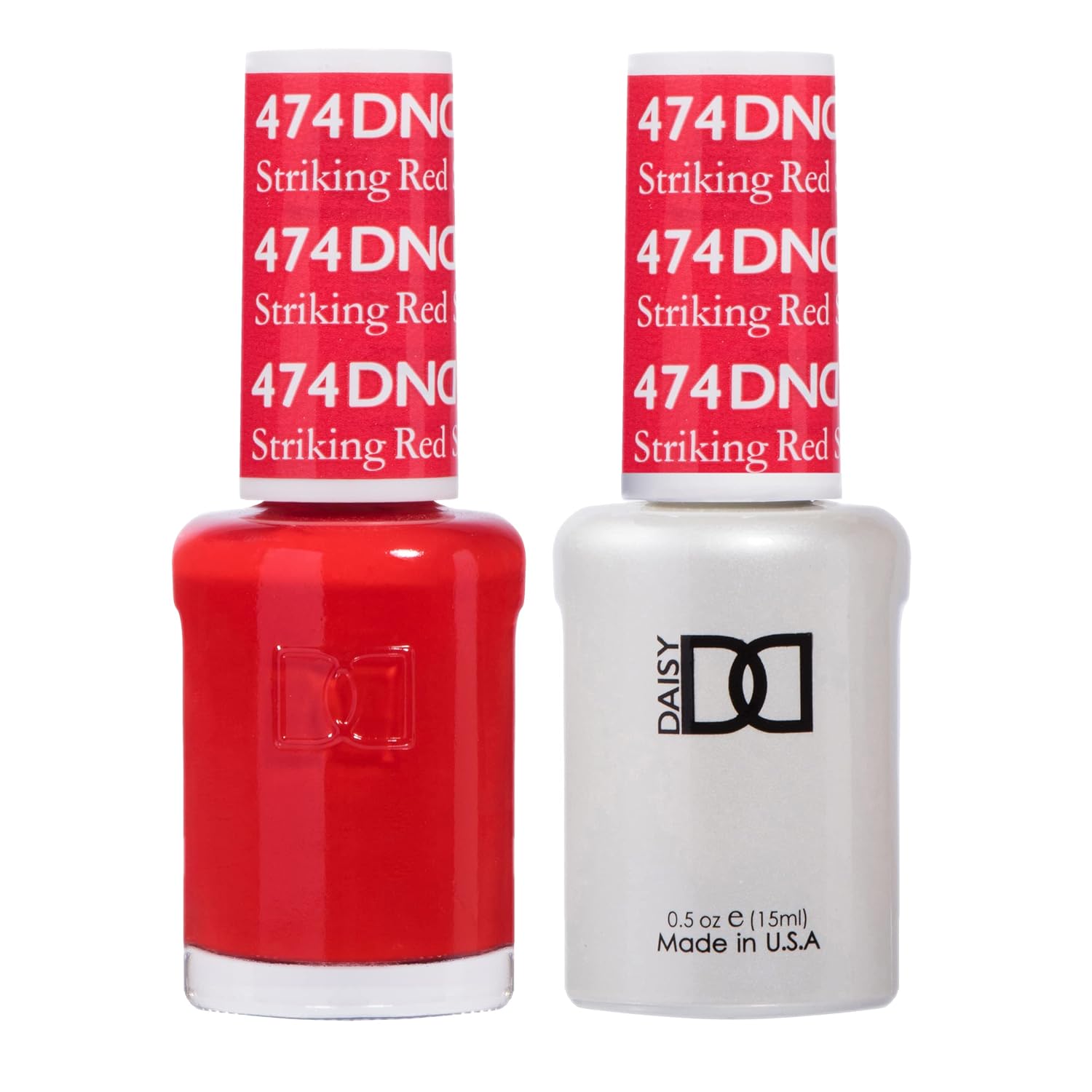 DND Gel Polish Set - 1 each of Red Gel Polish and Red Nail Polish. 430 Ferrari Red. 0.5 Fl Oz : Beauty & Personal Care