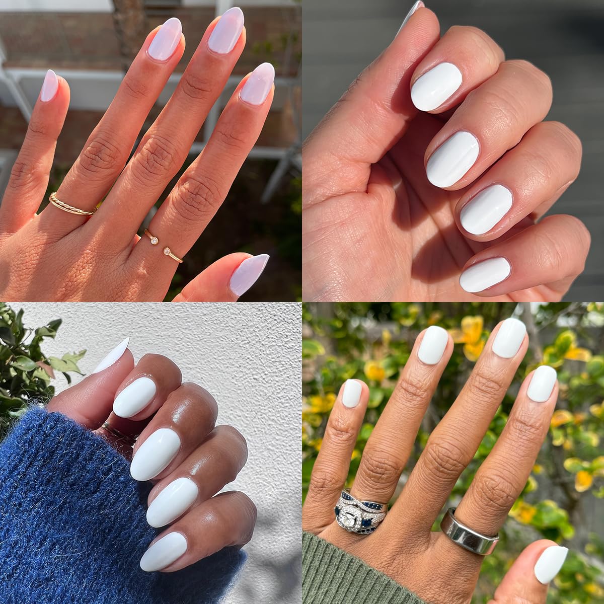 Olive & June Quick Dry Summer Nail Polish | Instant Fast-Drying Smudgeproof | 15-free Vegan Cruelty-Free | Lasts up to 5 Days | Salon-Quality Manicure Pedicure at Home | Swan Opaque White : Beauty & Personal Care