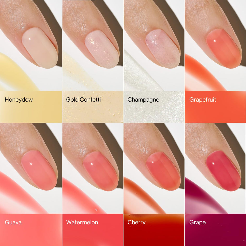 ohora 2-in-1 Sheer Nail Polish & Strengthener(Cherry) | Tinted Nail Concealer | Nail Hardener for Weak. Damaged Nails | Nail Care Polish with Glossy Finish | Glazed-Syrup Formula. 15 mL : Beauty & Personal Care