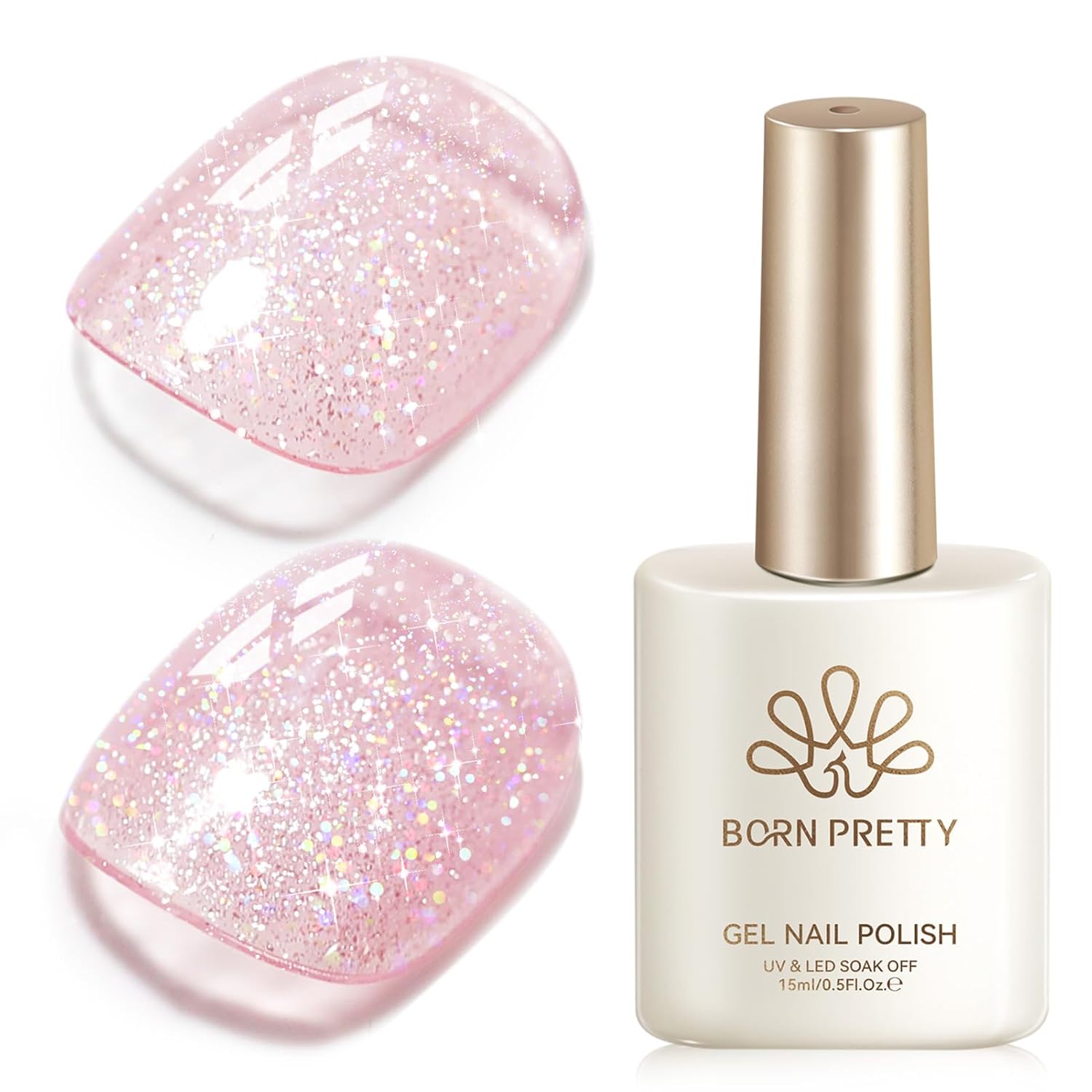 Born Pretty Nude Gel Nail Polish Jelly Light Nude Gel Polish.Sheer Translucent Skin Stone Natural Long Lasting Soak Off Gel Polish Nail Art DIY 15ML : Beauty & Personal Care