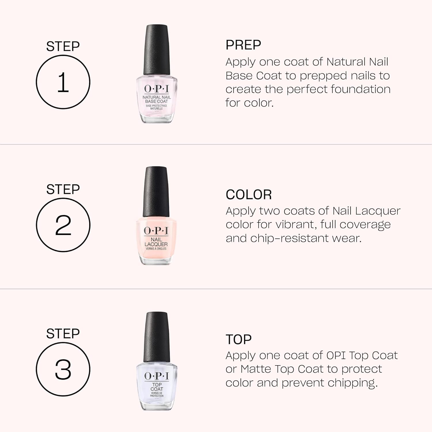 OPI Top Coat | Nail Polish Top Coat | Prevents Chipping. Protects Nails. High Gloss Shine : Beauty & Personal Care
