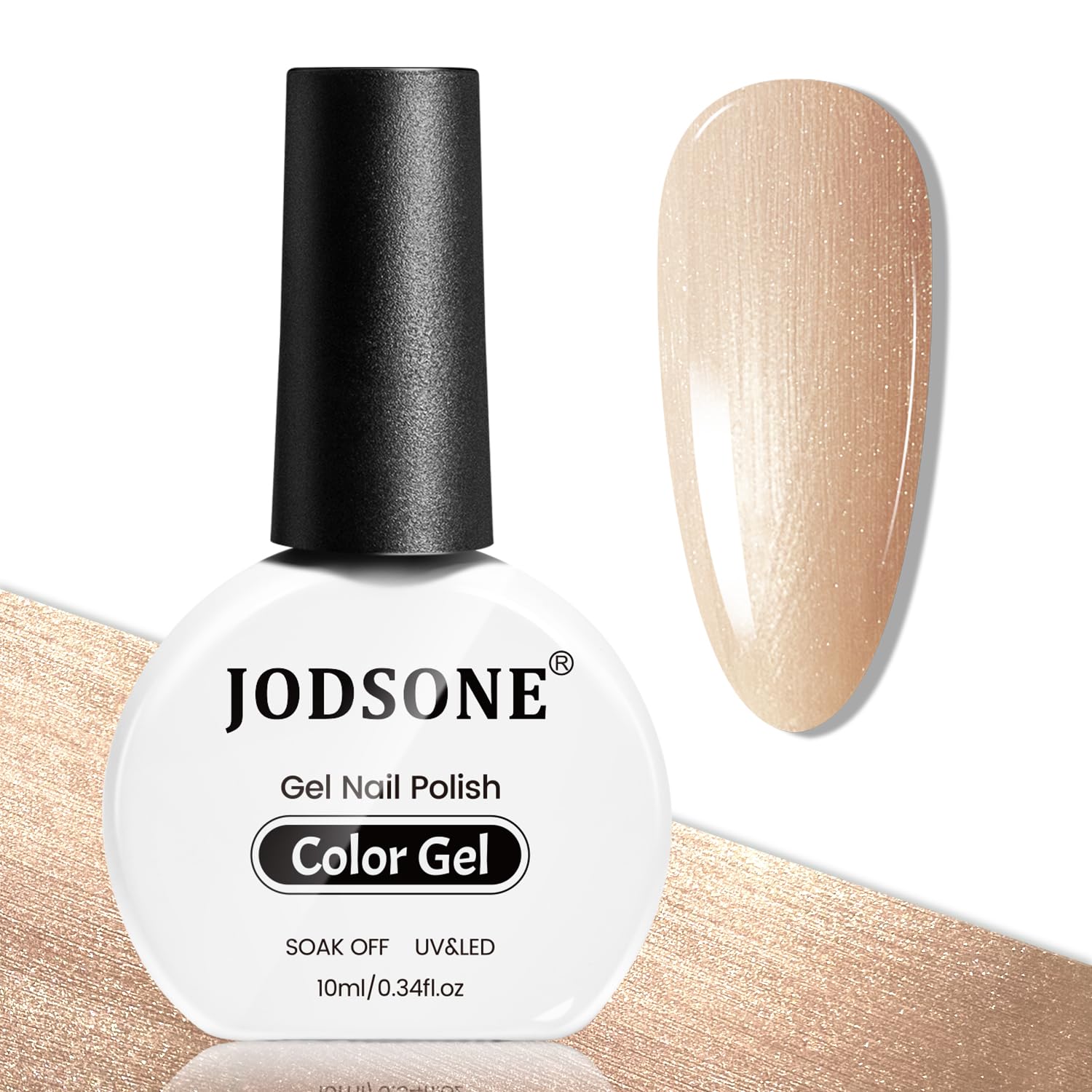 JODSONE 10ml Black Gel Nail Polish Black Gel Polish Soak Off Led Gel Polish Nail Art Manicure Salon Diy Need U V Lamp : Beauty & Personal Care