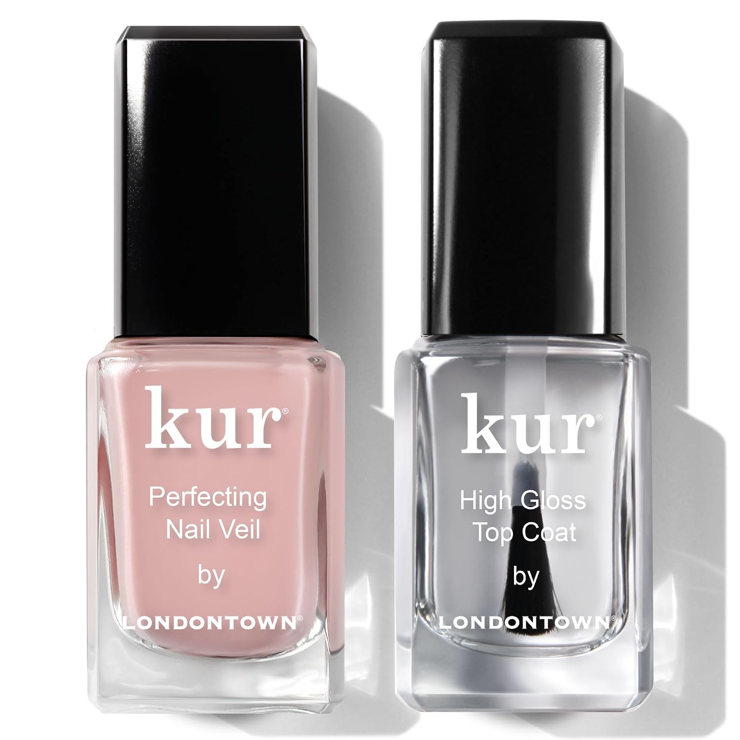 LONDONTOWN Perfecting Nail Veil. Sheer. Buildable Nail Tint Plus Nail Strengthener. Hydrates & Conditions Nails. #3 Violet Mauve Tint. 0.4 Fl Oz : Beauty & Personal Care