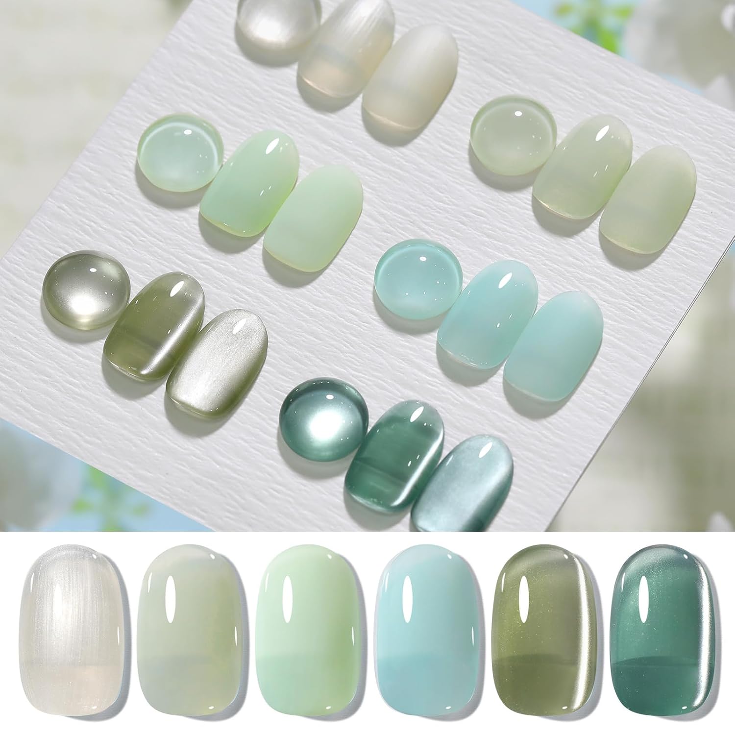 Born Pretty Pastel Gel Nail Polish Set Spring Summer Gel Polish Macaron Candy Sweet Color Gel Polish Easter Soft Pink Yellow Purple Blue Green Colors Collection Nail Art Gift Box 7ML 6PCS : Beauty & Personal Care