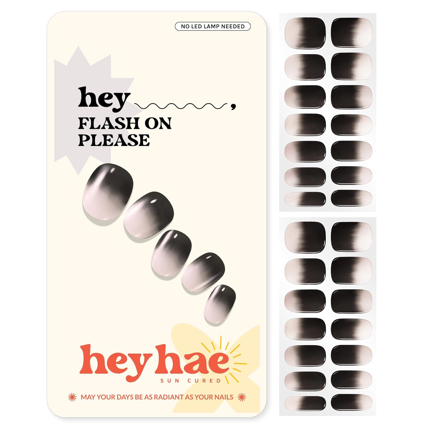 Heyhae Semi Cured Gel Nail Strips | No LED Lamp Needed | Solid. Pink. Spring | Easy Apply & Remove. Salon Quality | Includes 28 Strips. 1 Prep Pads. Nail File & Wooden stick - Hey. Strawberry Picking? : Beauty & Personal Care