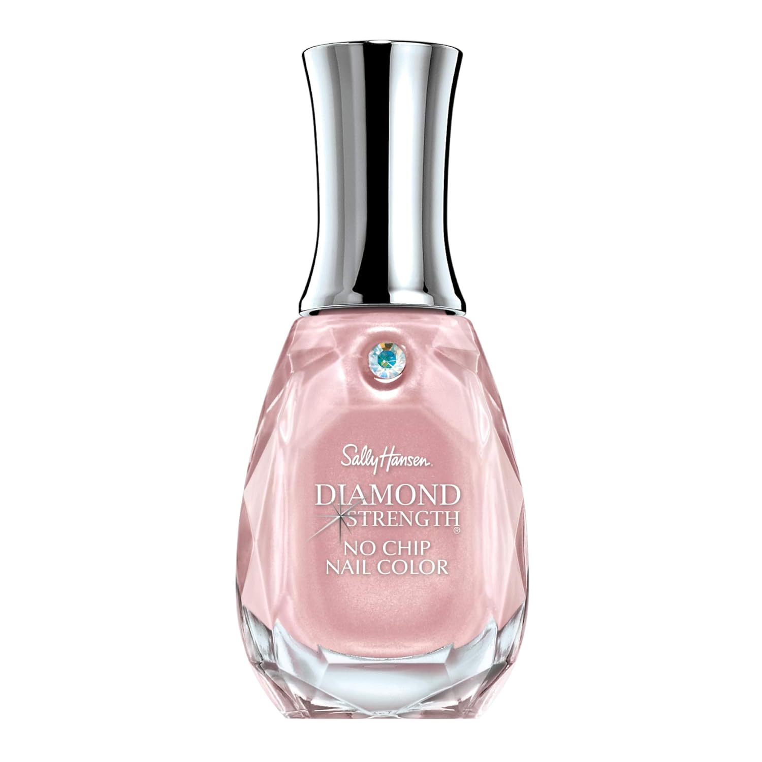 Sally Hansen Diamond Strength. Champagne Toast. Nail Growth. Protective Layer. Sheer. Shimmery Pink Nail Polish : Everything Else