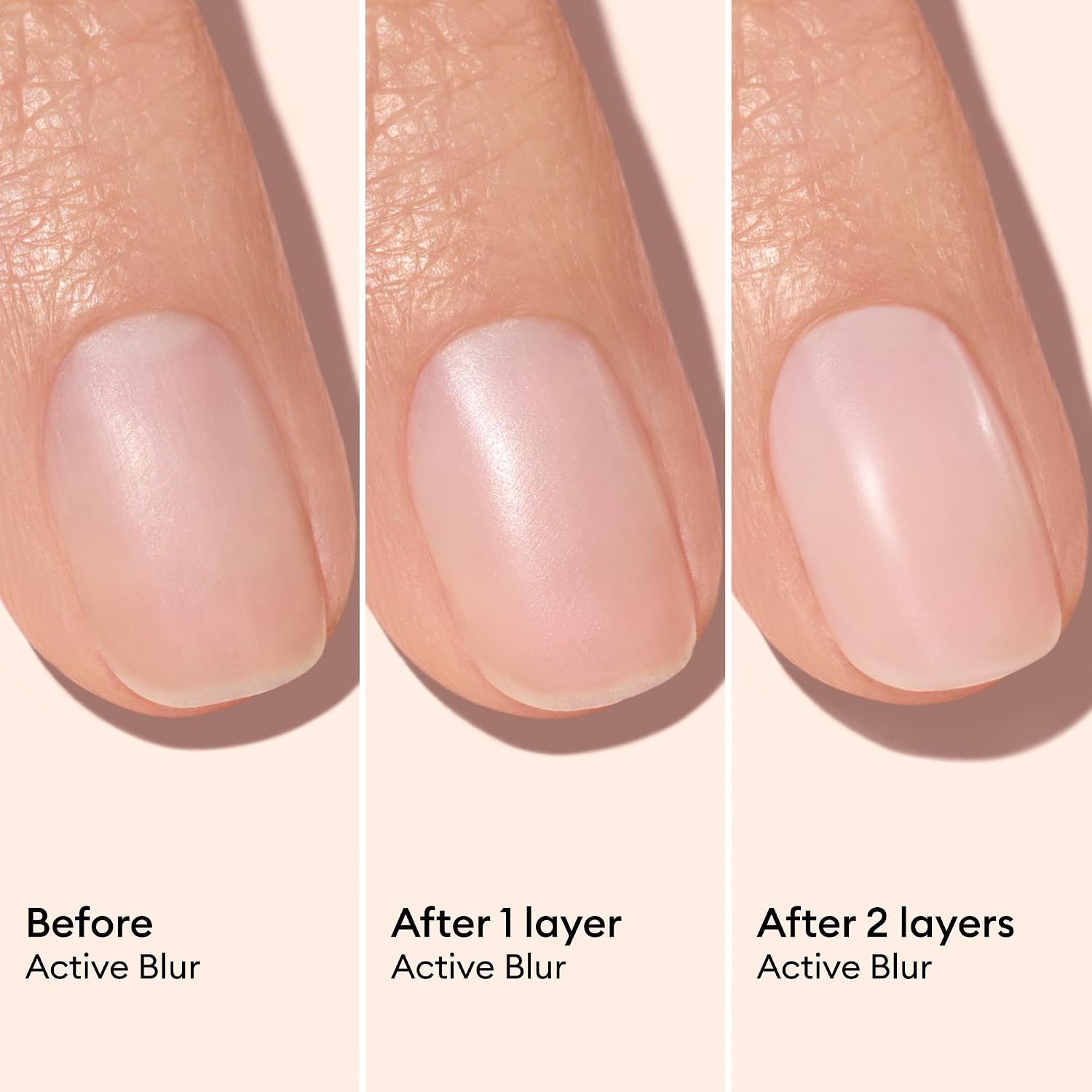 Manucurist Active Blur™ Blurring Treatment Nail Polish – Powder Pink Matte Nails Care with Niacinamide – No Lamp – Vegan & Made in France – Nail Strengthener and Growth for Weak Nails – Plant-Based : Beauty & Personal Care