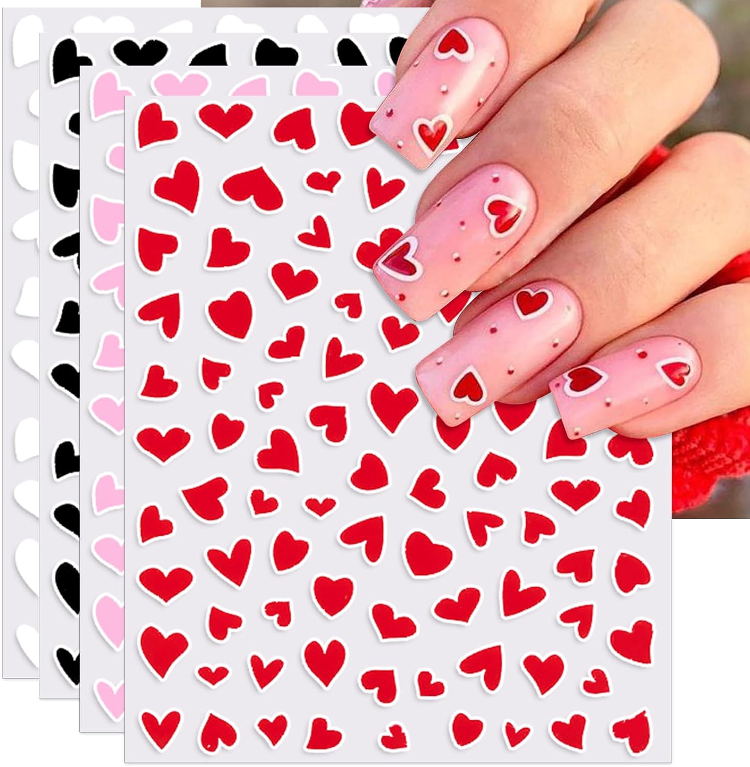 IDDFEVE 30 Sheets 8 Holiday Nail Art Stickers. Variety Pack All Season Nail Decals for All Year. Self-Adhesive Pegatinas Uñas 4th of July Halloween Fall Christmas Valentine St. Patrick's : Beauty & Personal Care