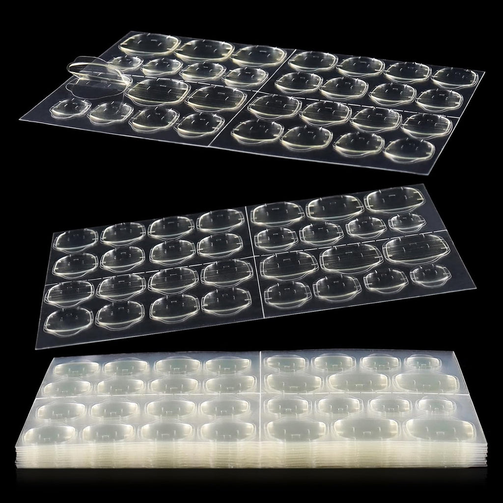 Allstarry 288pcs (12 Sheets) Adhesive Tabs Waterproof Breathable Glue Tabs Double-Sided Nail Jelly Sticker Super Sticky Fake Nail Glue Stickers Transparent Flexible for Manicure : Beauty & Personal Care