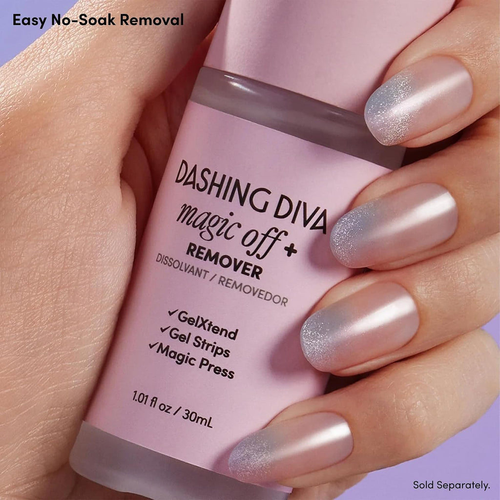Dashing Diva Gloss Nail Strips Bundle - The Vivids Collection - Fruit Punch Petals & Papaya Breeze - UV Free. Chip Resistant. Long Lasting Gel Stickers - Contains 2 Sets : Beauty & Personal Care